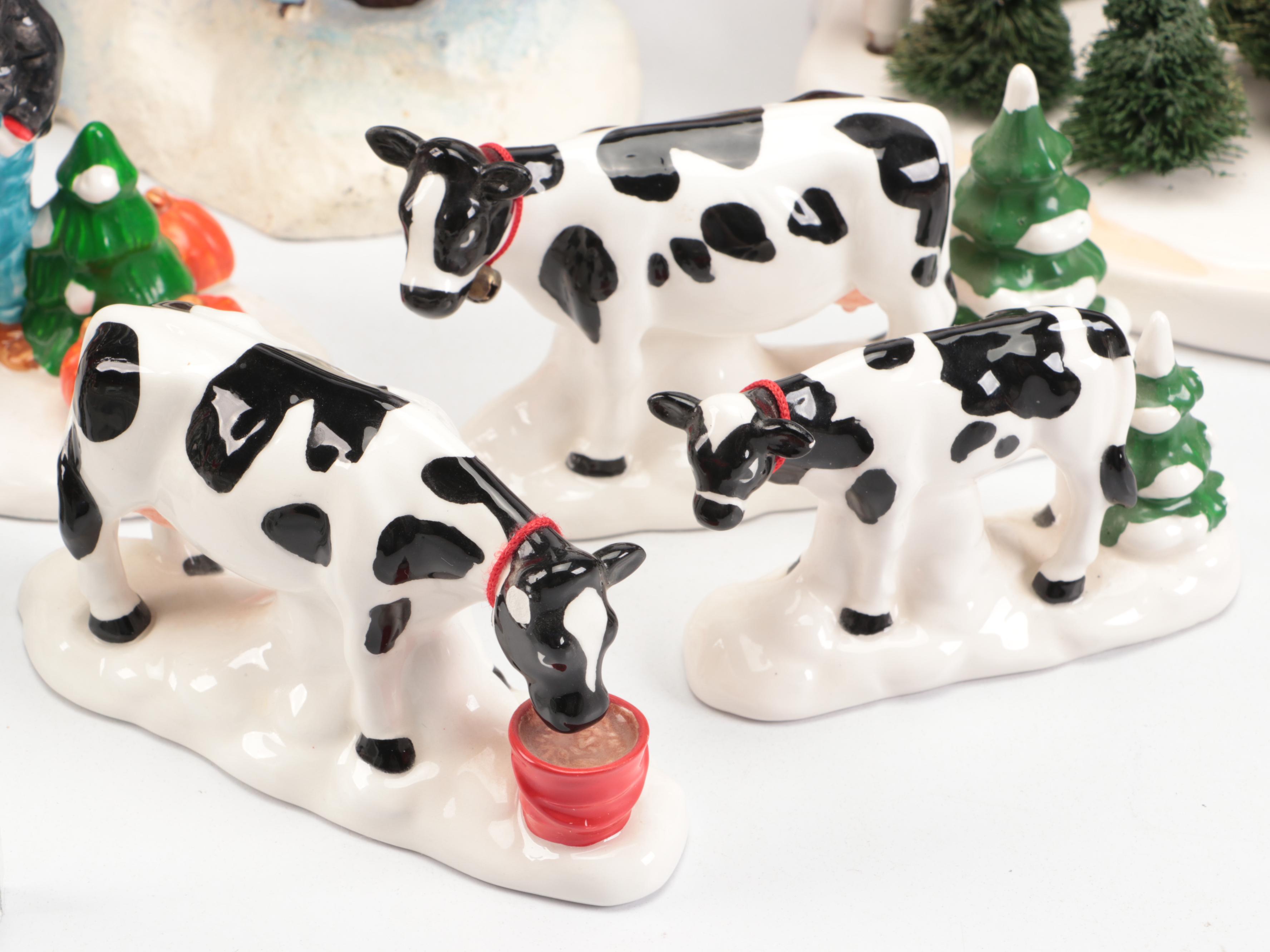 Department 56 "Christmas Barn Dance" and More Snow Village Decor