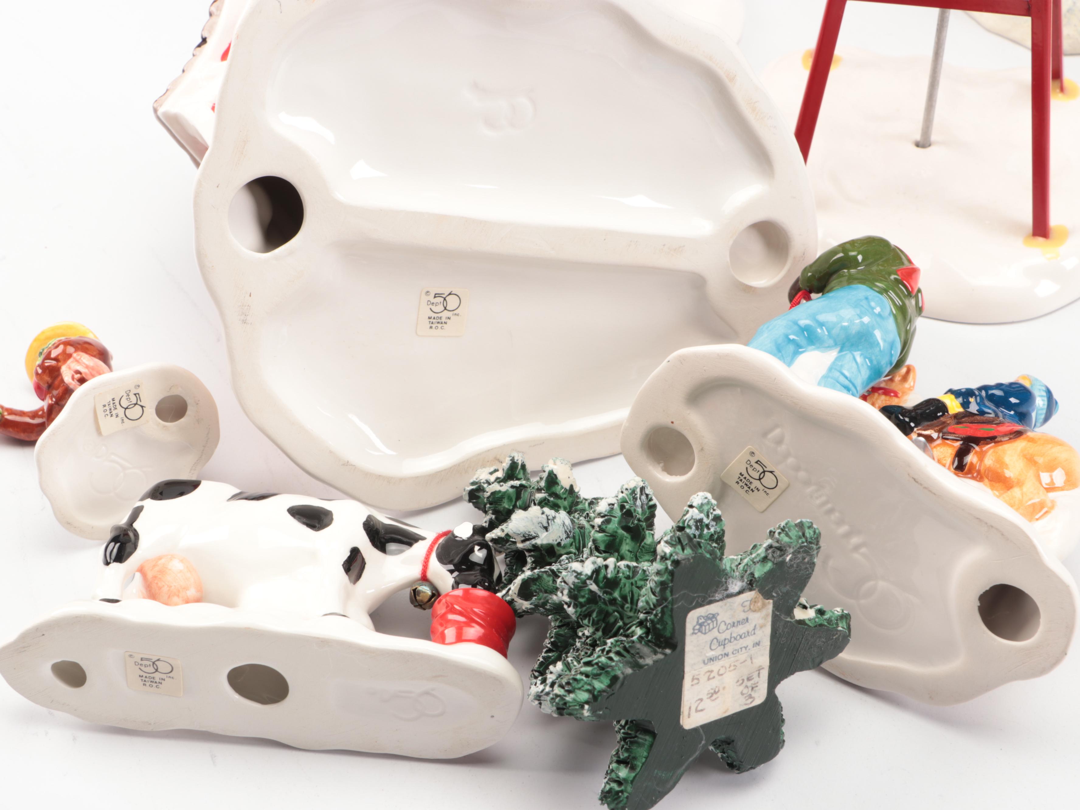 Department 56 "Christmas Barn Dance" and More Snow Village Decor