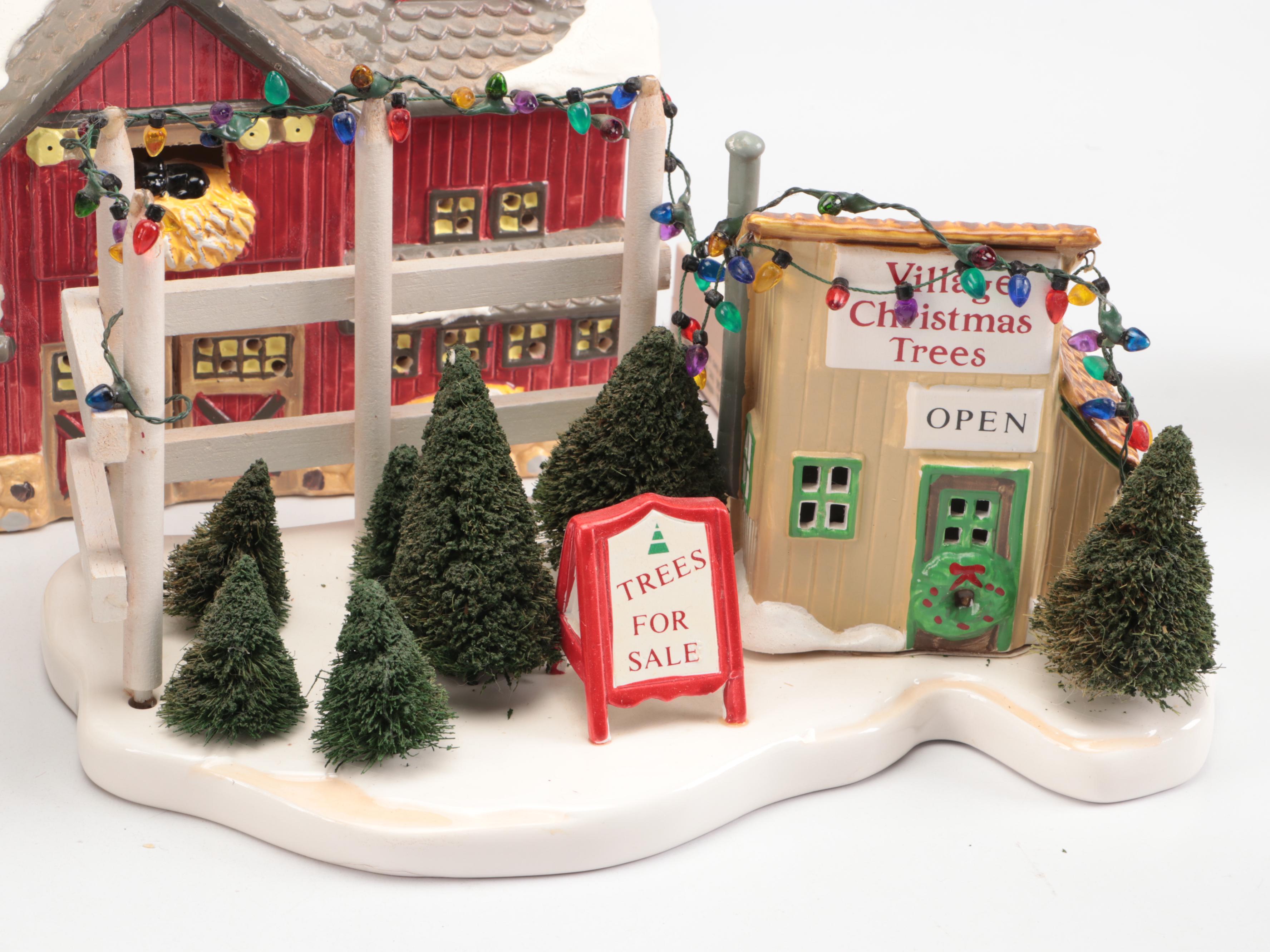 Department 56 "Christmas Barn Dance" and More Snow Village Decor