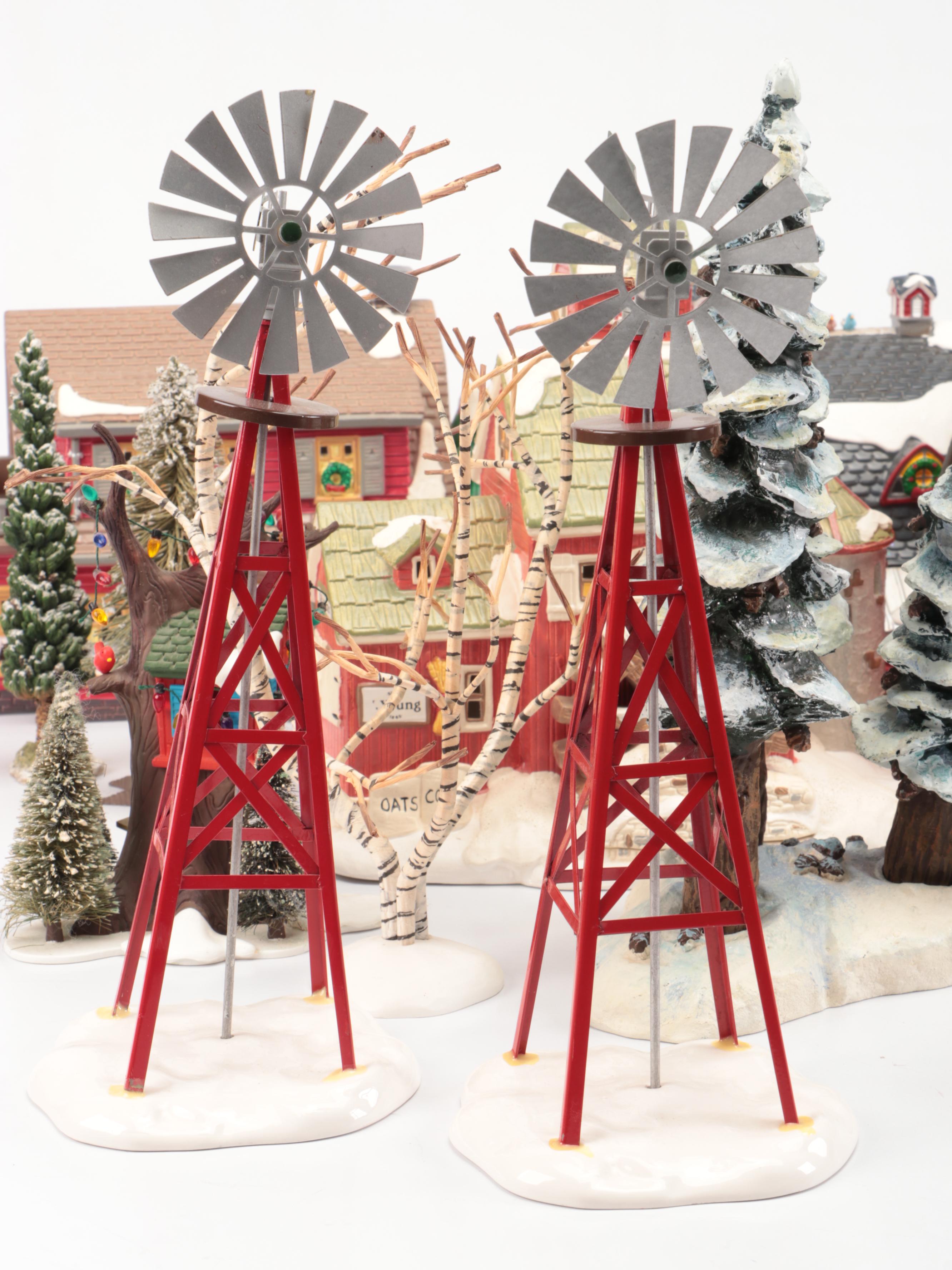 Department 56 "Christmas Barn Dance" and More Snow Village Decor
