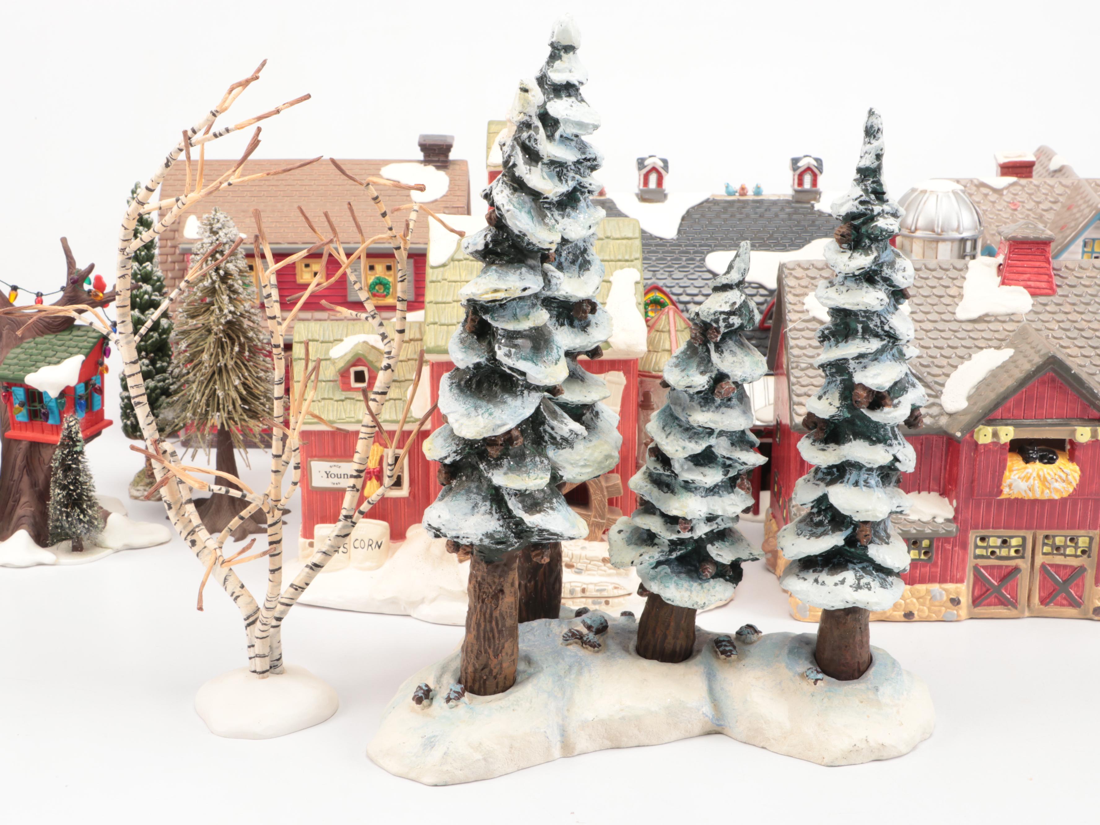 Department 56 "Christmas Barn Dance" and More Snow Village Decor