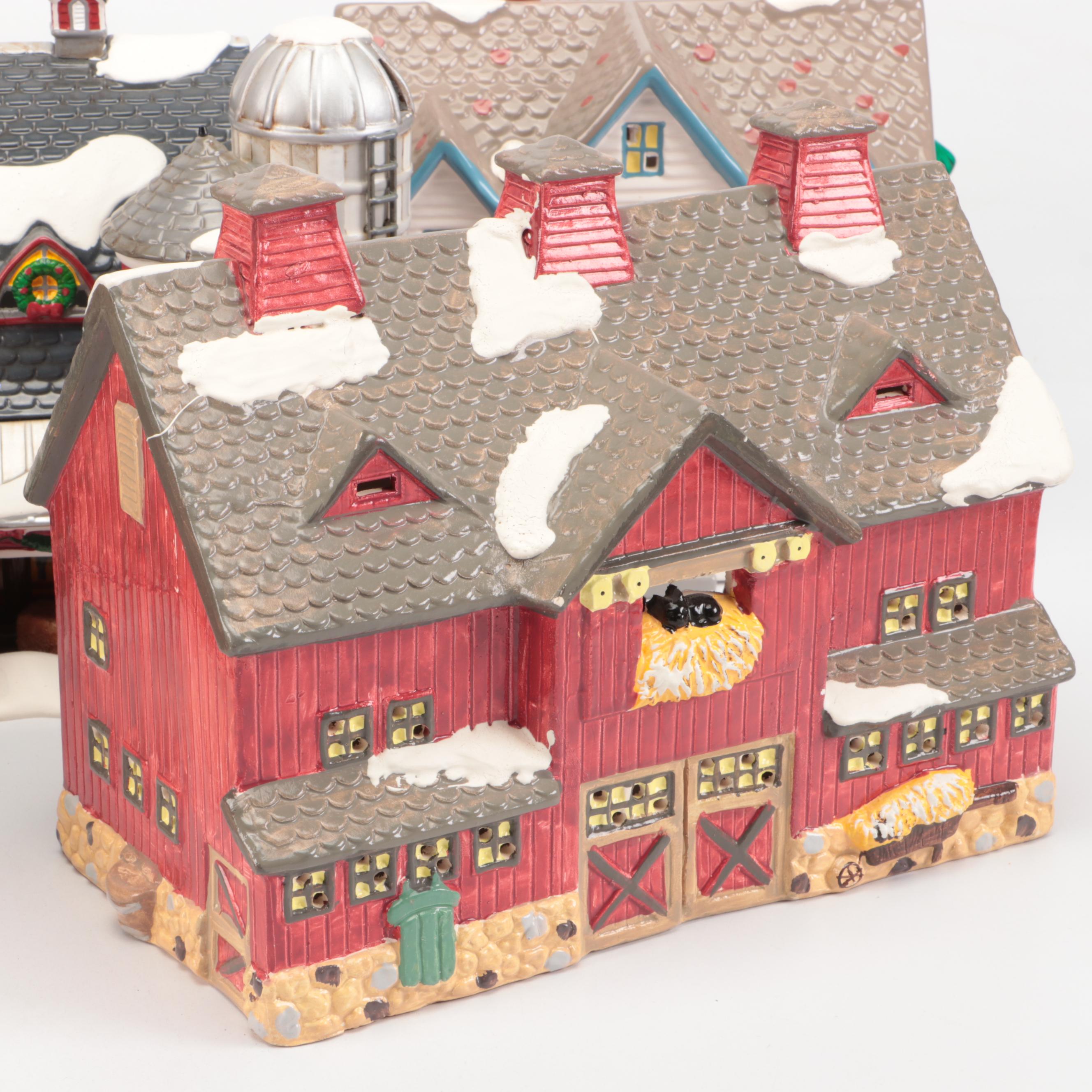 Department 56 "Christmas Barn Dance" and More Snow Village Decor
