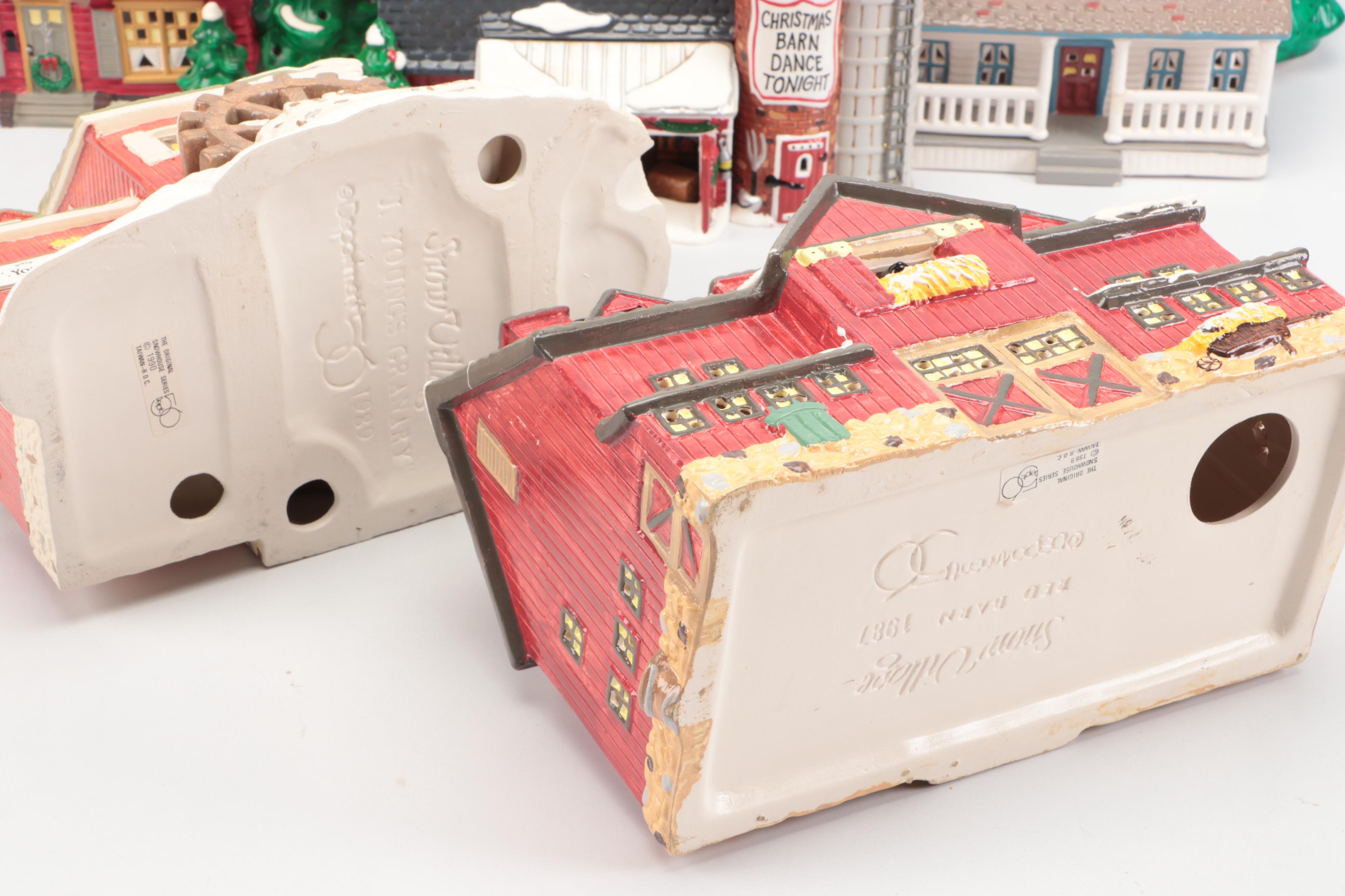 Department 56 "Christmas Barn Dance" and More Snow Village Decor