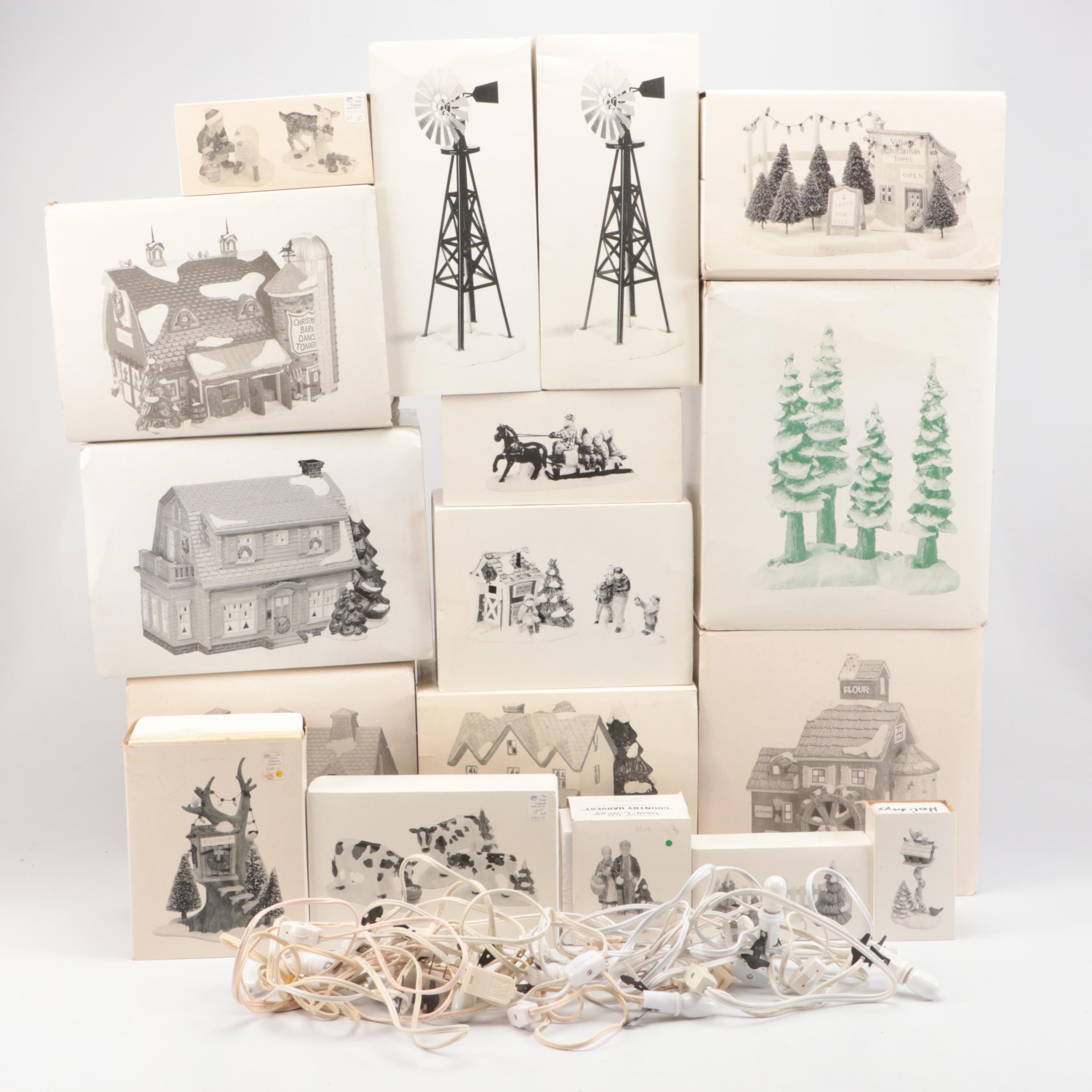 Department 56 "Christmas Barn Dance" and More Snow Village Decor