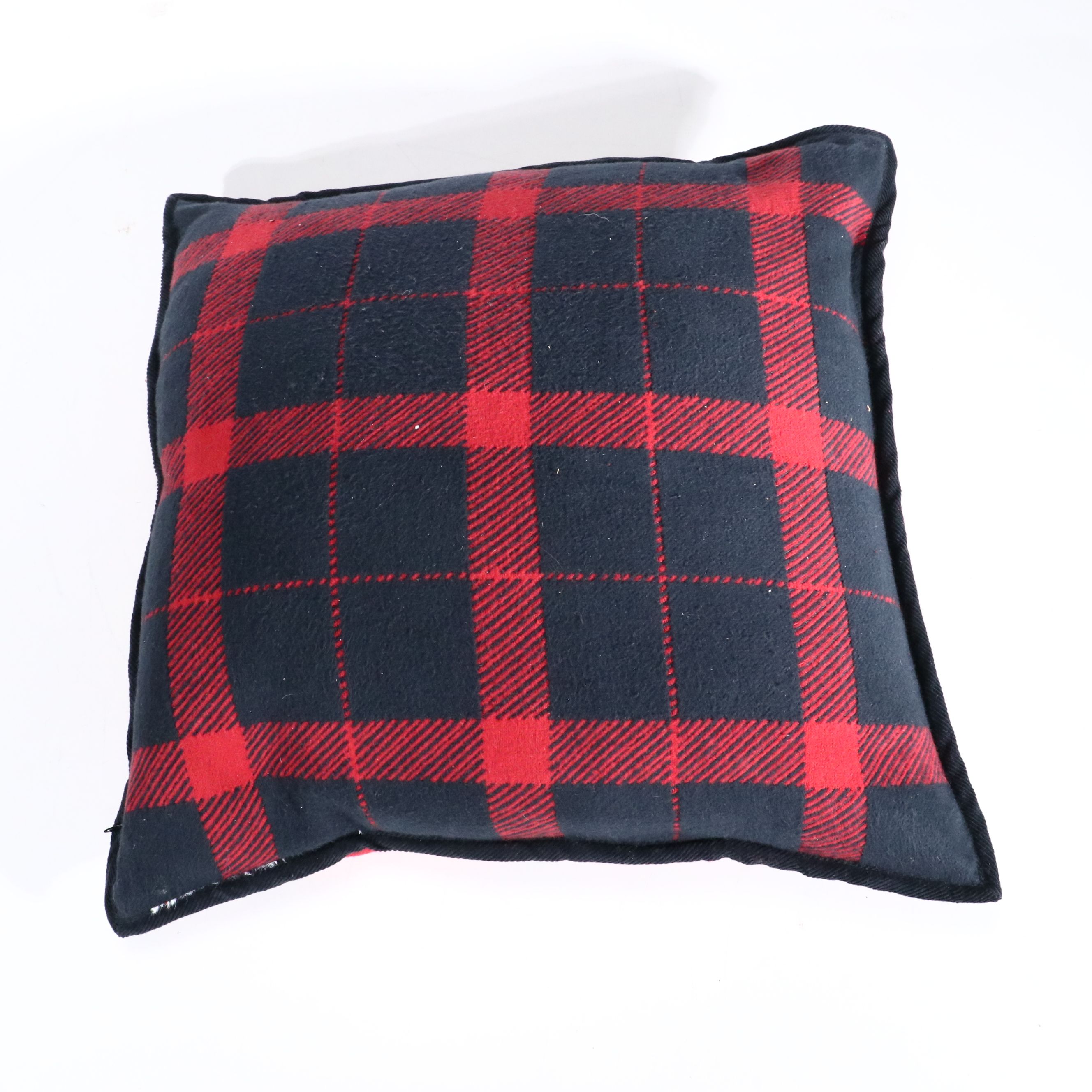 Ralph Lauren Polo Red and Navy Cotton Throw Pillows with Woolrich Duck