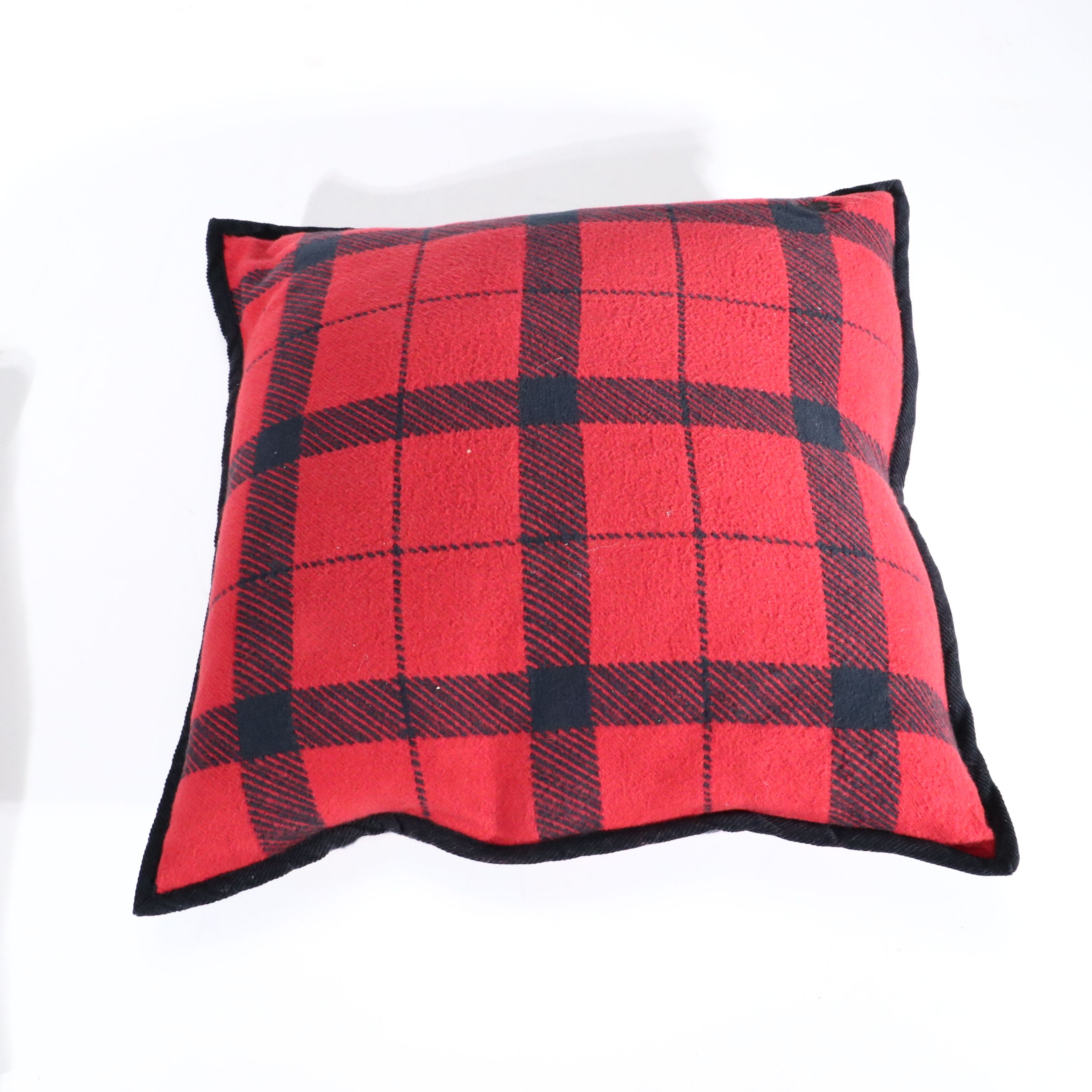 Ralph Lauren Polo Red and Navy Cotton Throw Pillows with Woolrich Duck