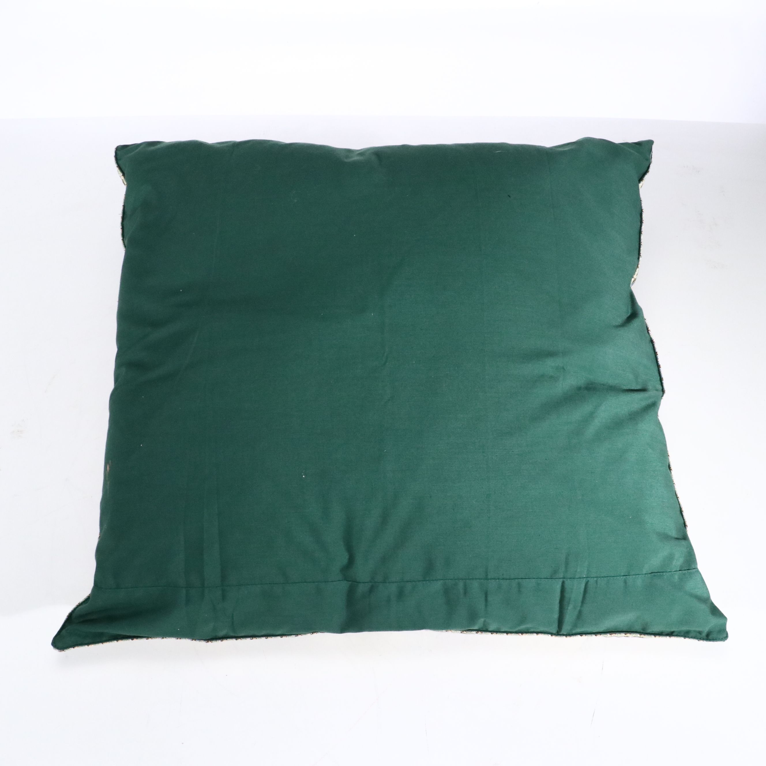 Tapestry Style Rothenburg and Red Fringe Throw Pillows