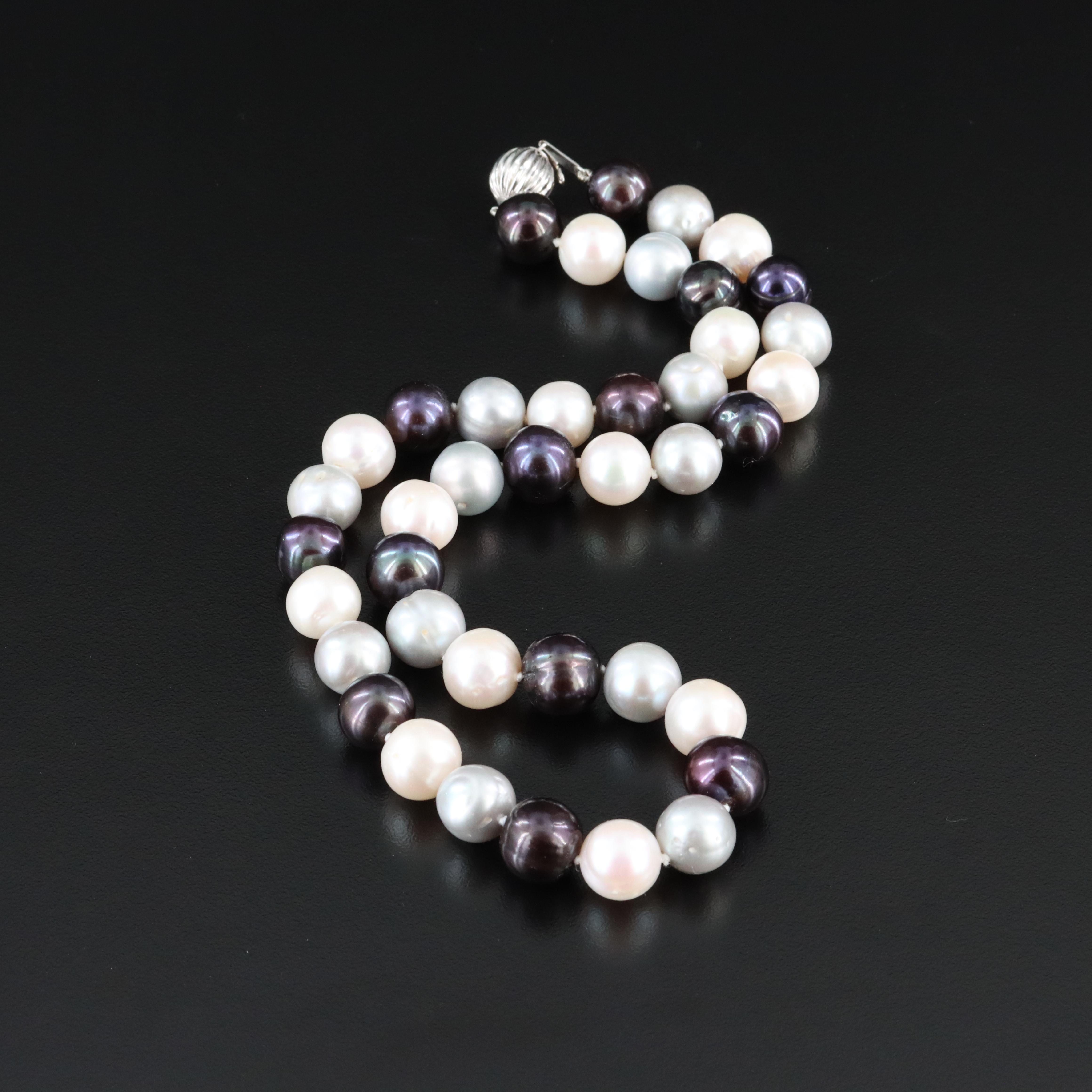Pearl Necklace with 14K Clasp