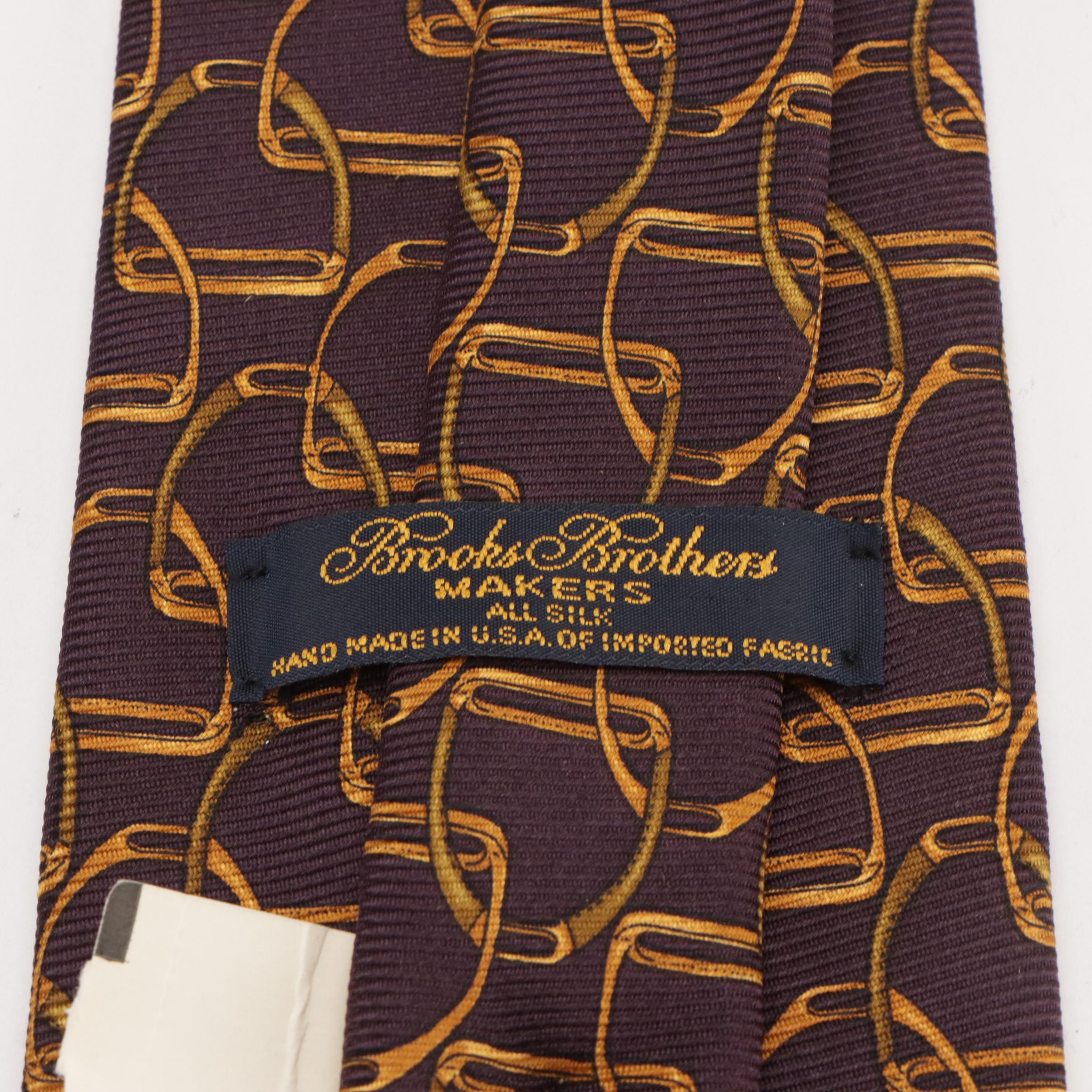 Men's Silk Printed Neckties from Banana Republic and Brooks Brothers
