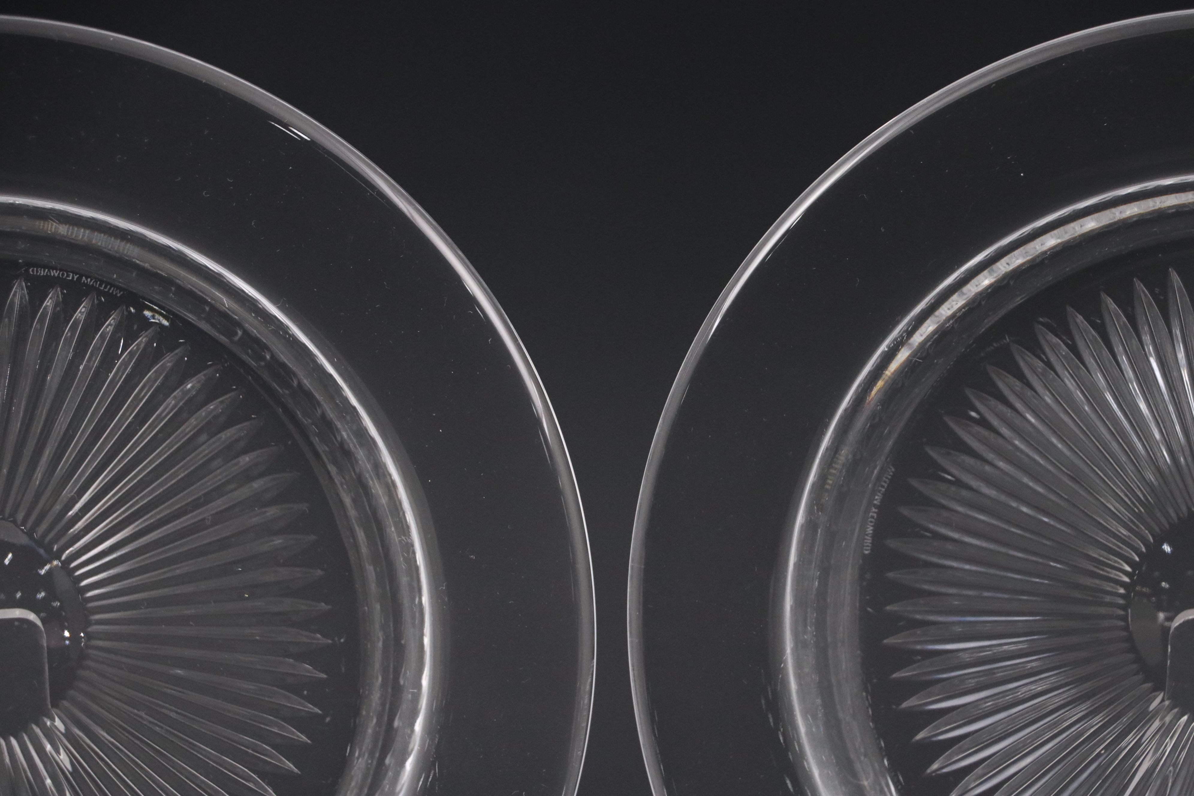 William Yeoward "Bunty" Crystal Plates