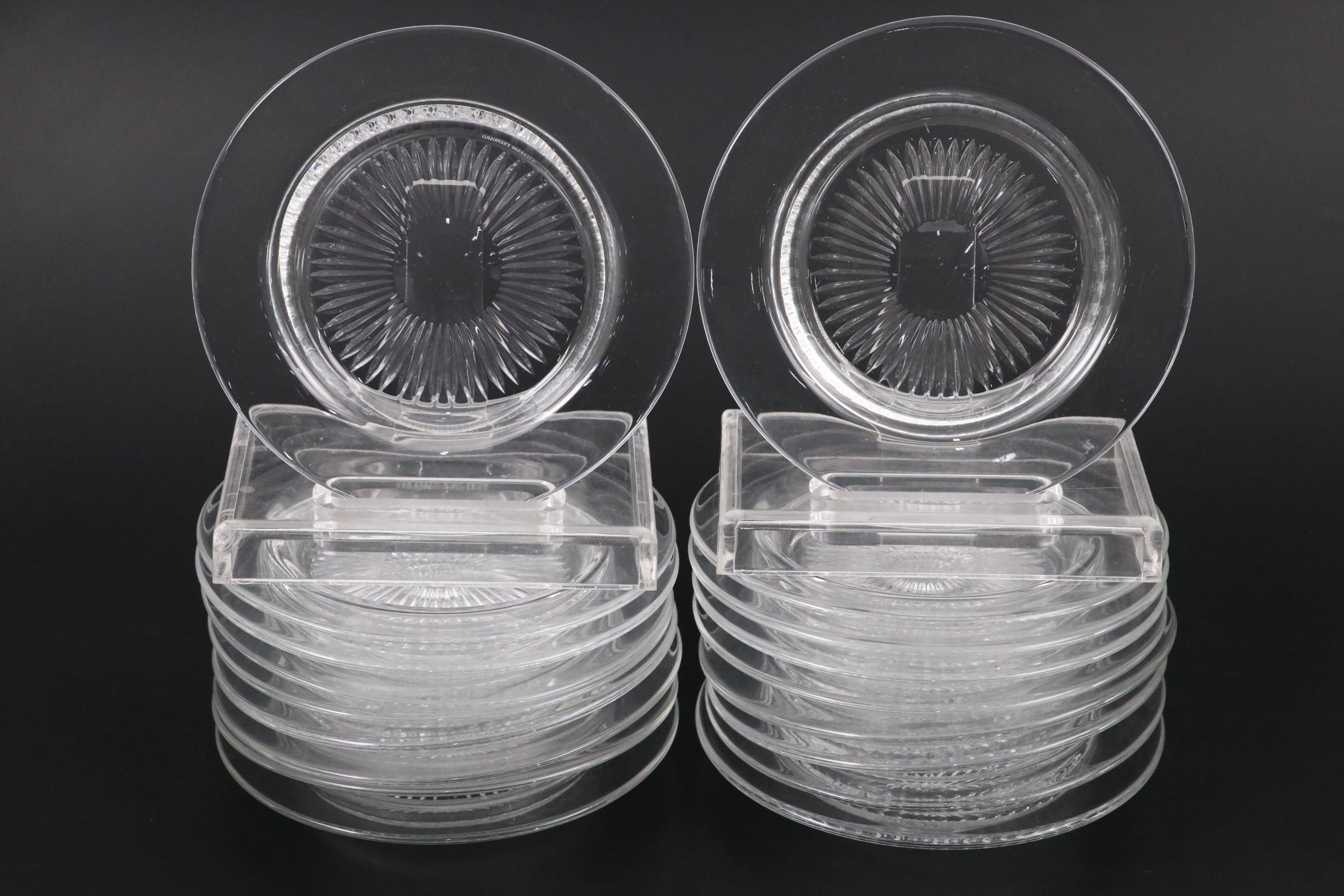 William Yeoward "Bunty" Crystal Plates