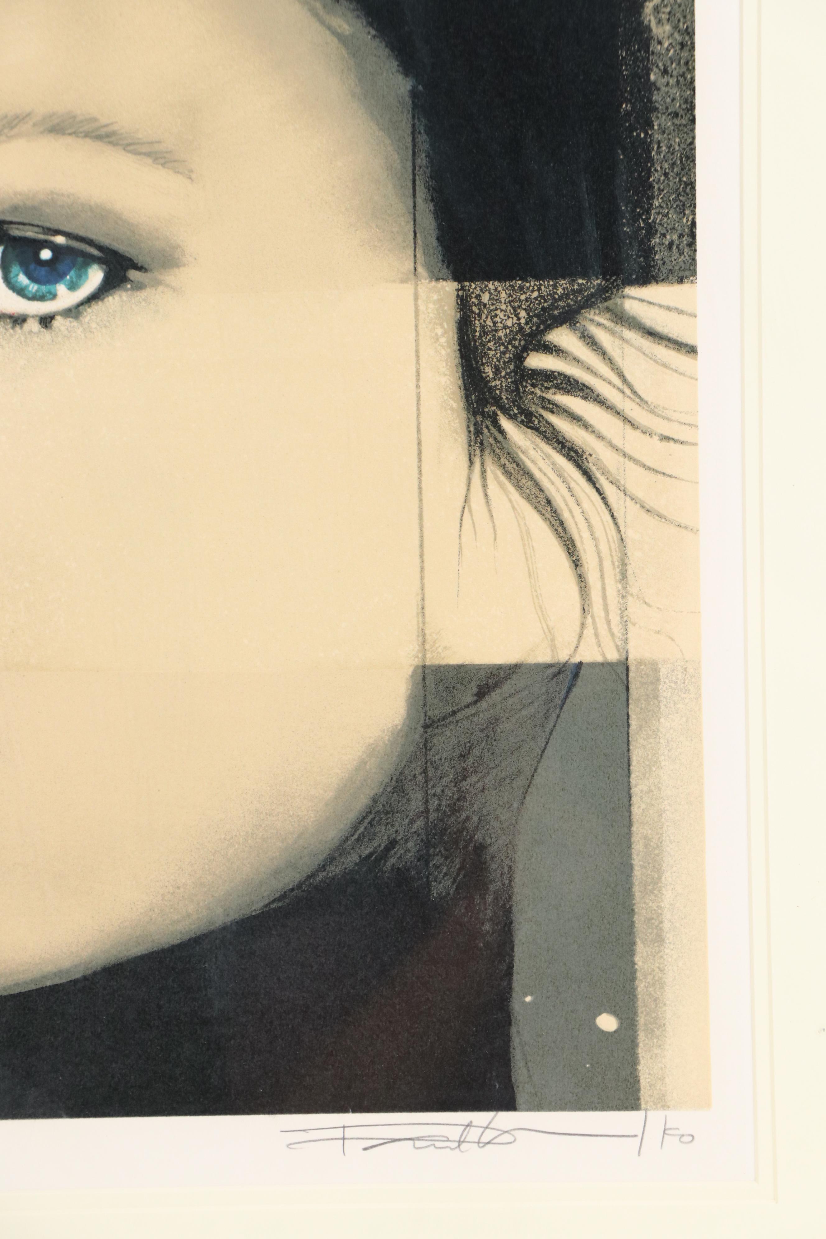 Paul Chelko Lithograph "Reflections," Circa 1980