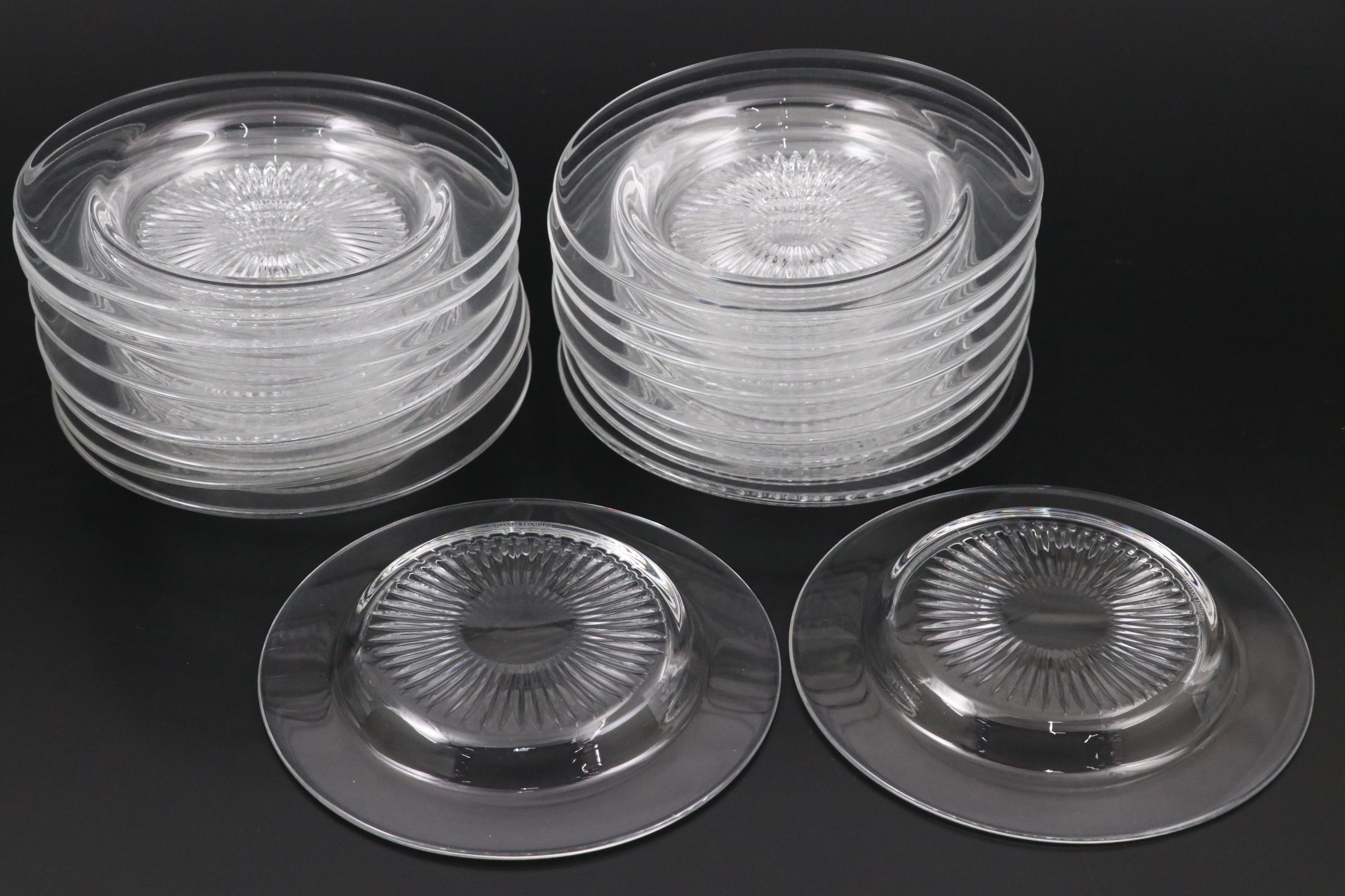 William Yeoward "Bunty" Crystal Plates