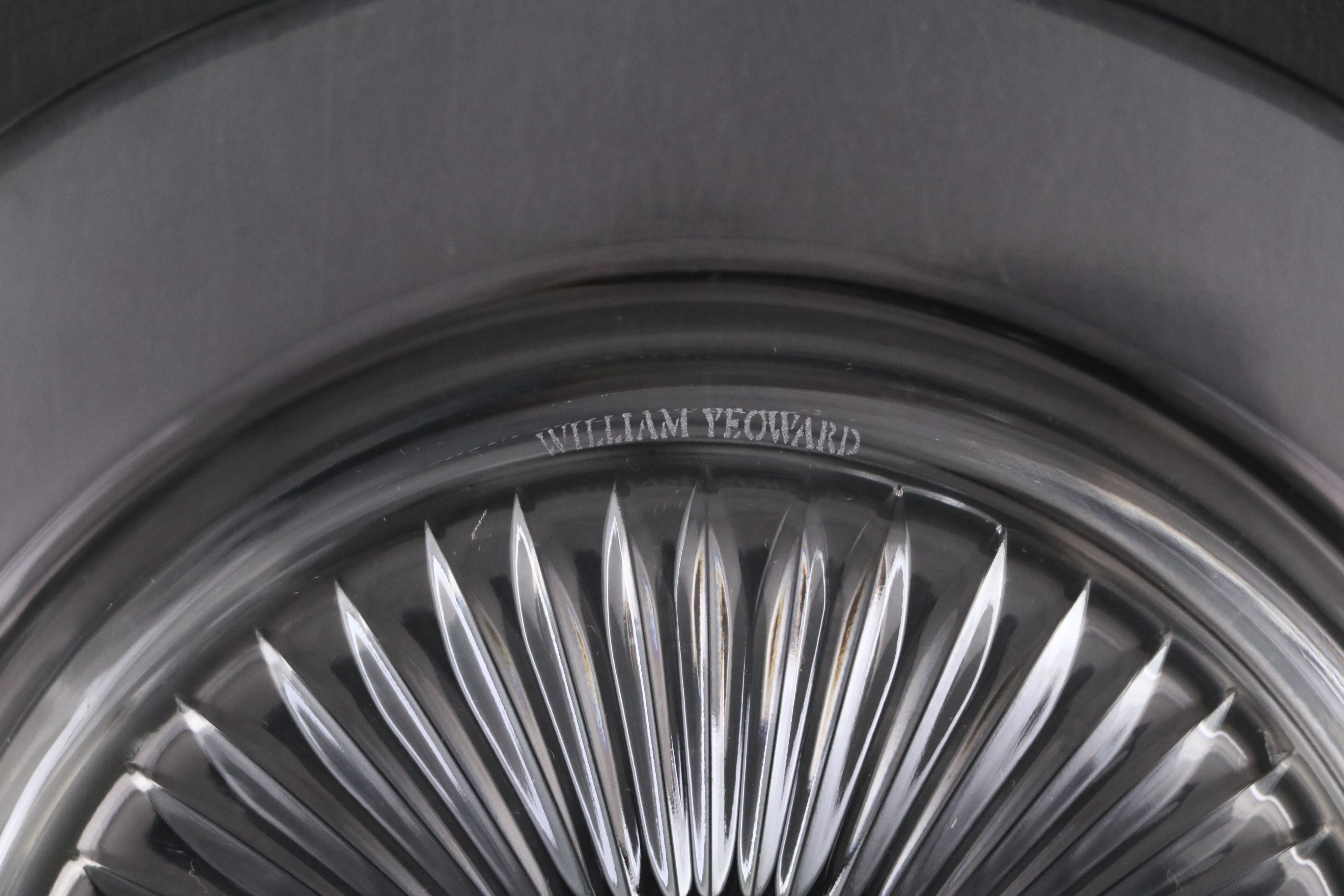 William Yeoward "Bunty" Crystal Plates