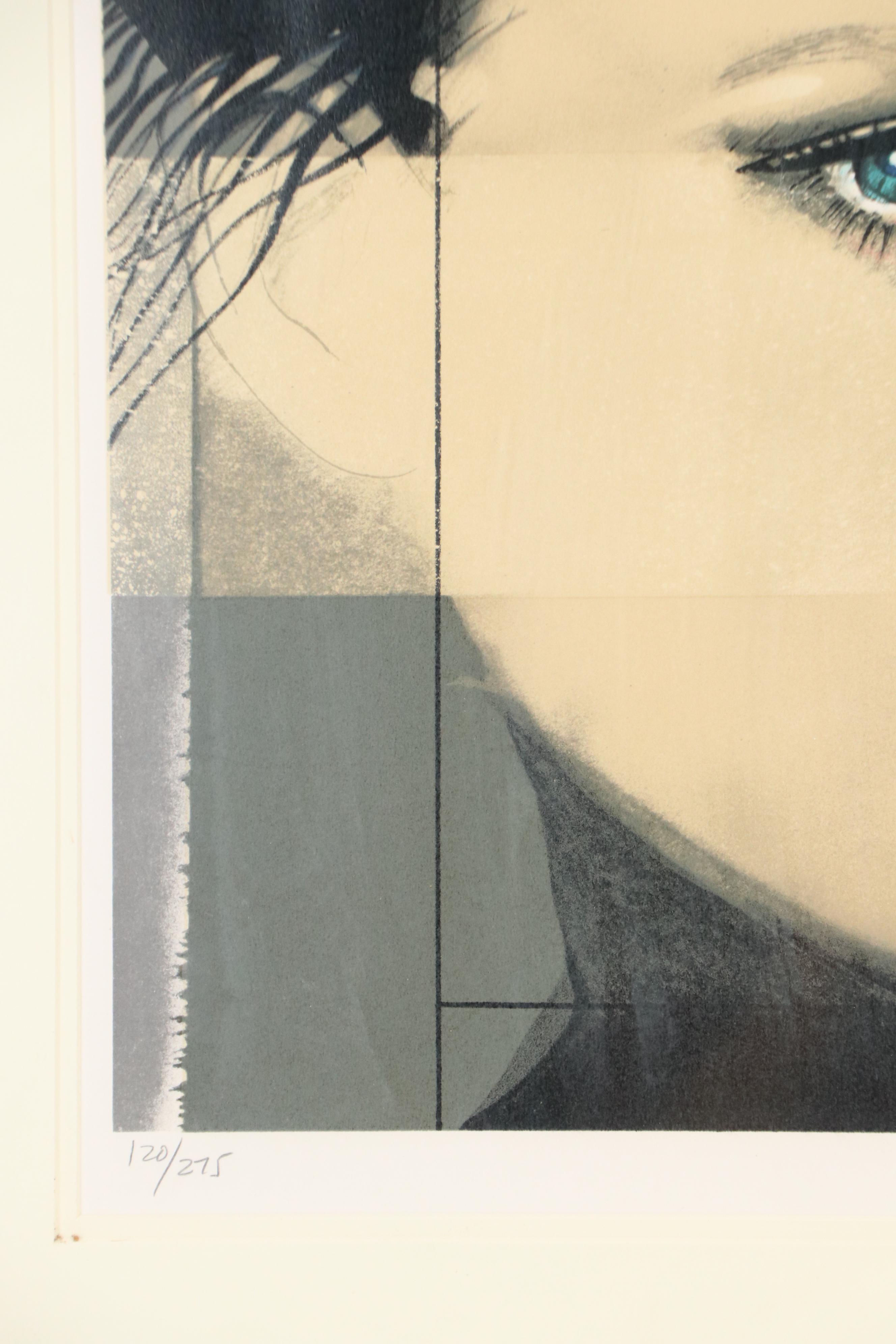 Paul Chelko Lithograph "Reflections," Circa 1980