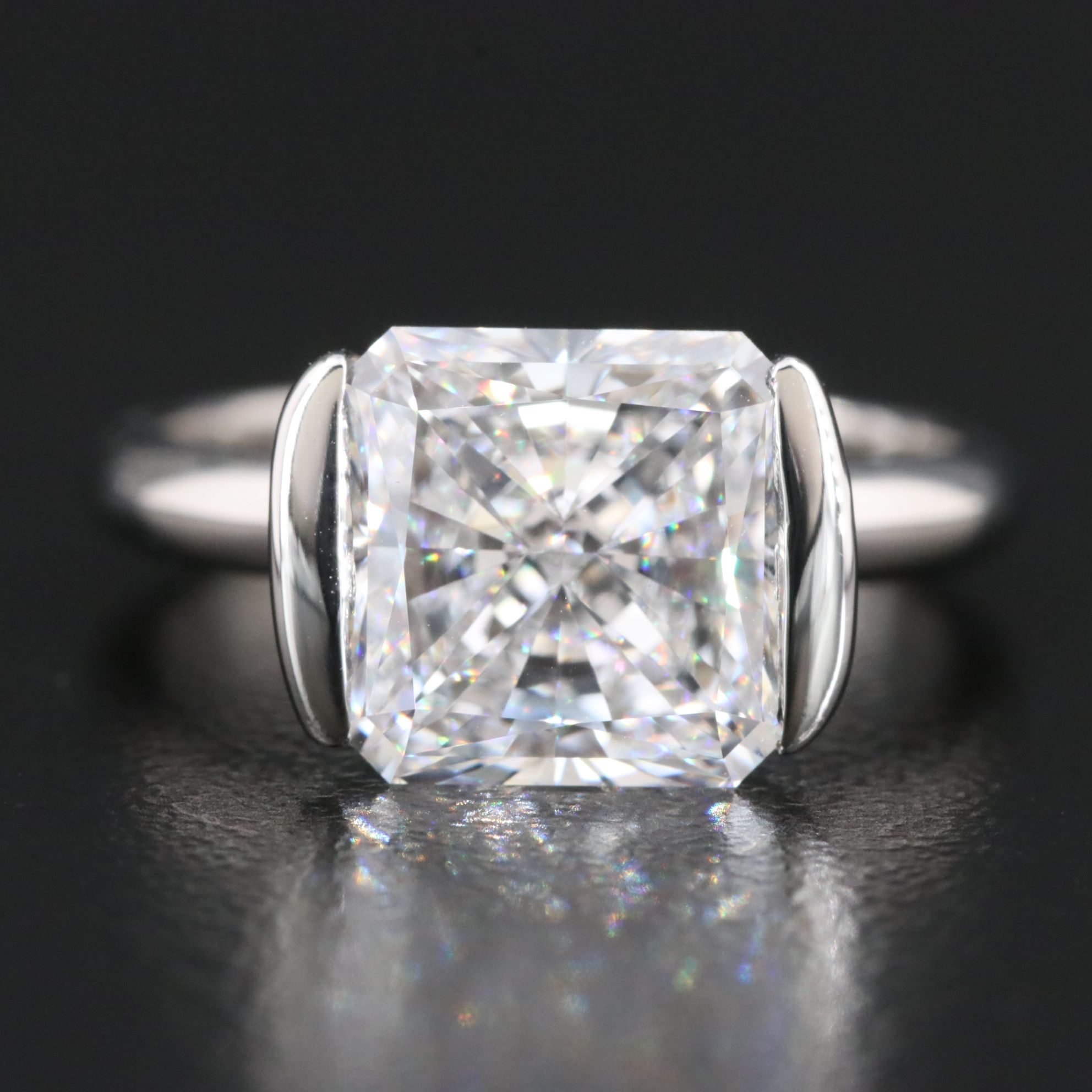 Platinum 4.06 CT Lab Grown Diamond with IGI Report