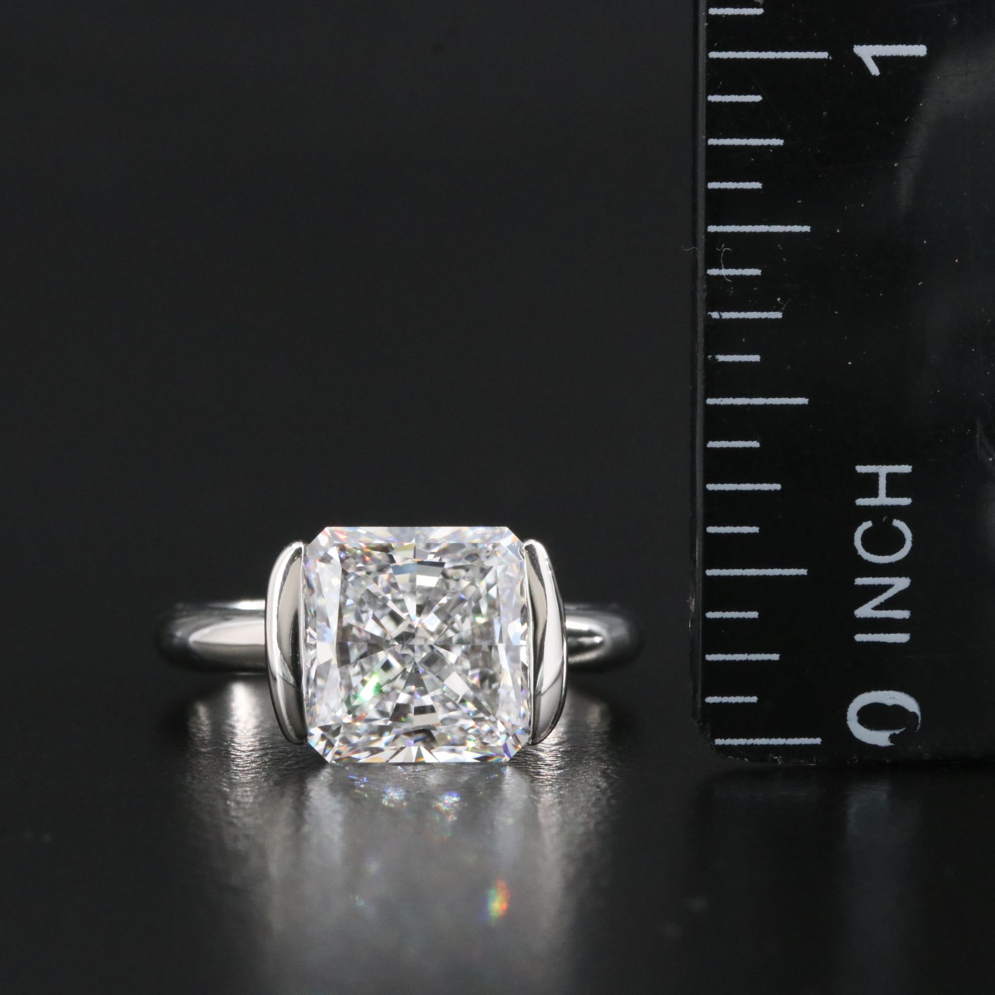 Platinum 4.06 CT Lab Grown Diamond with IGI Report