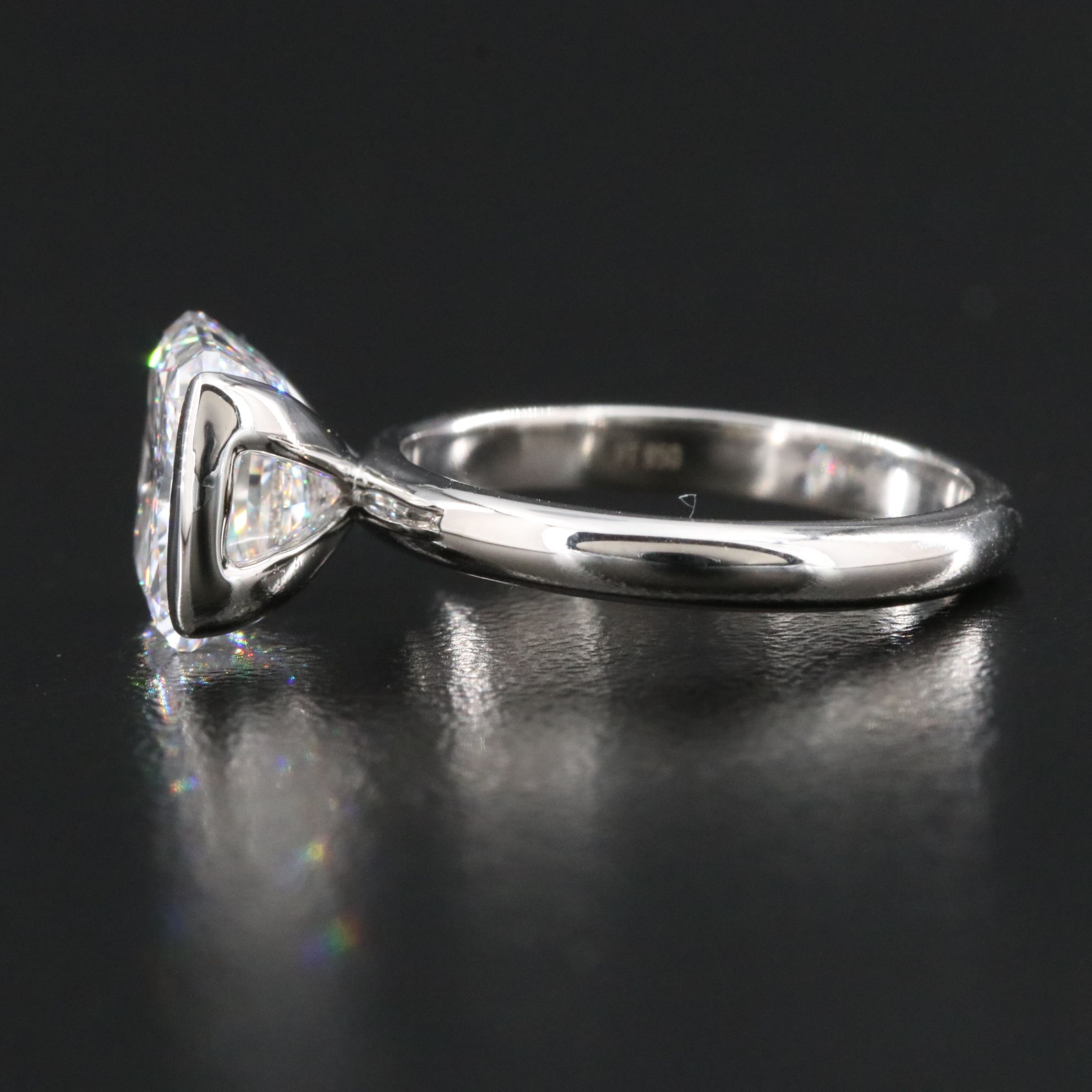 Platinum 4.06 CT Lab Grown Diamond with IGI Report