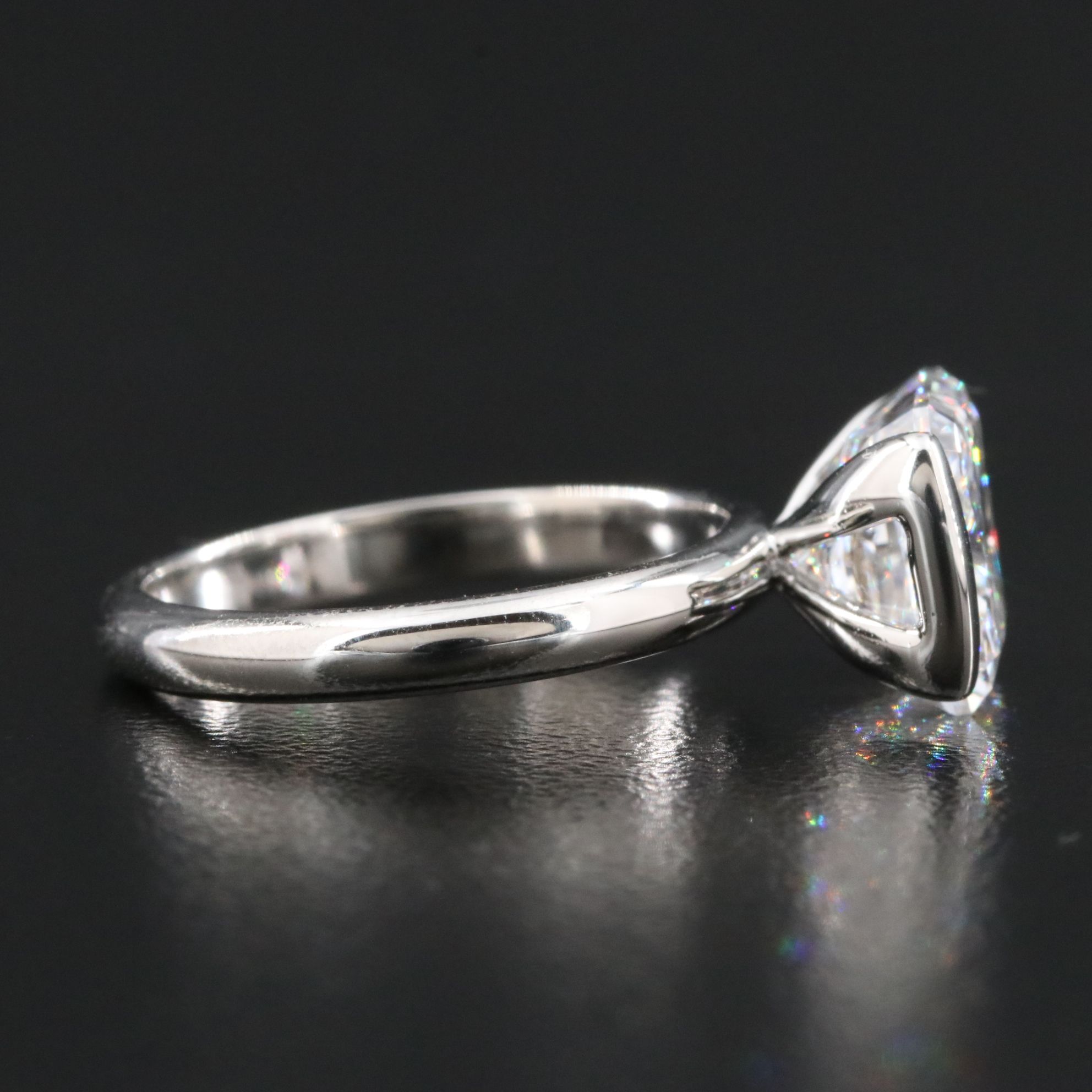 Platinum 4.06 CT Lab Grown Diamond with IGI Report