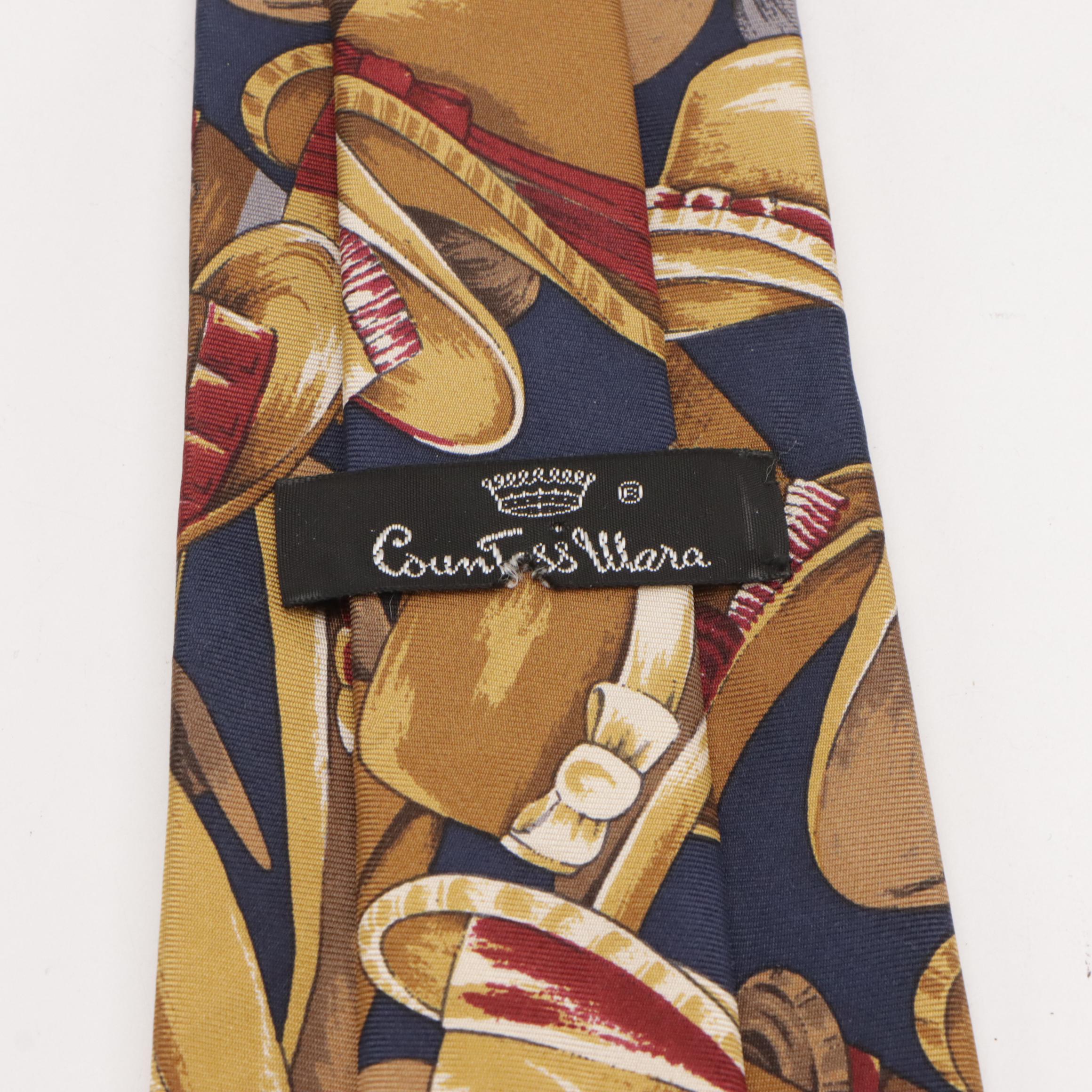 Men's Tommy Bahama Summer Themed Silk Neckties and Other Printed Neckties
