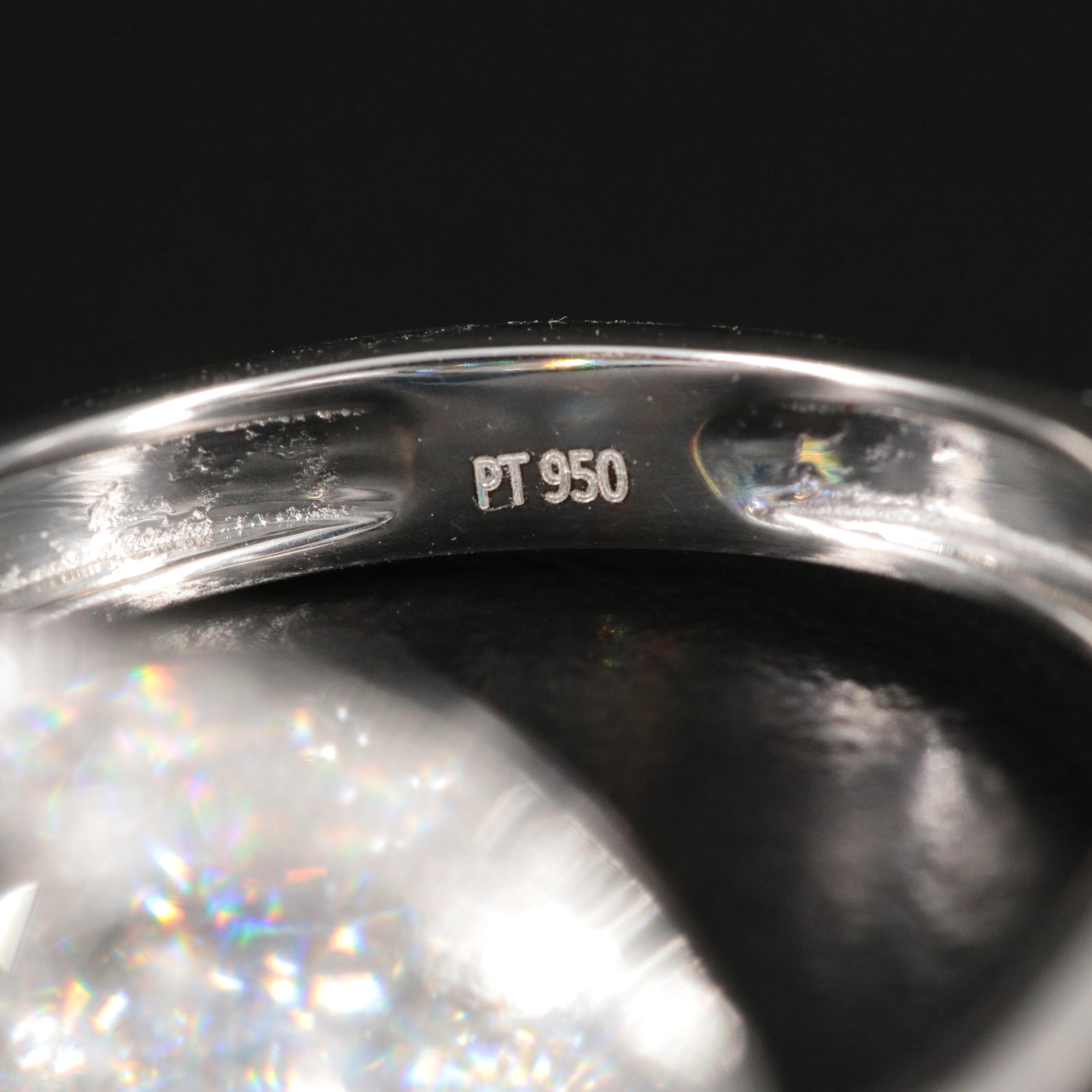 Platinum 1.44 CTW Lab Grown Diamond Ring with IGI Report