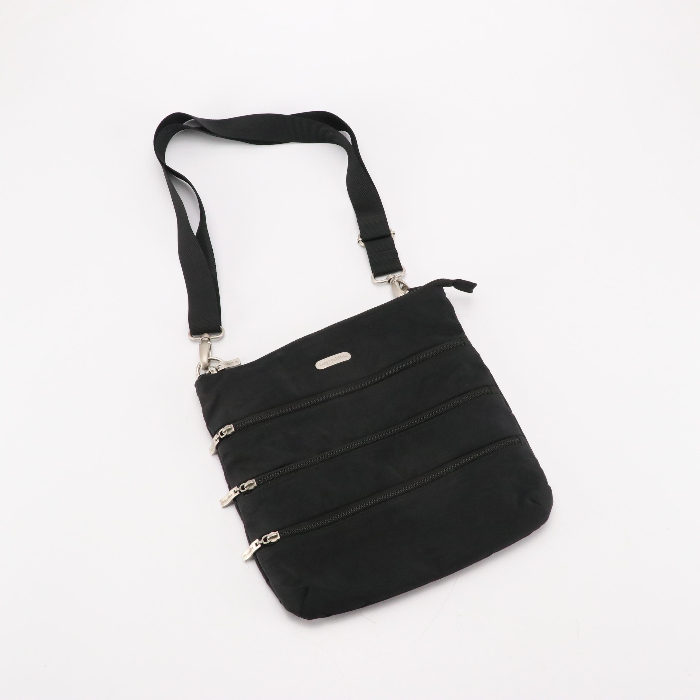 Baggagellini Three Pocket Crossbody Bags, Other Woven Two-Way Tote and Pouch