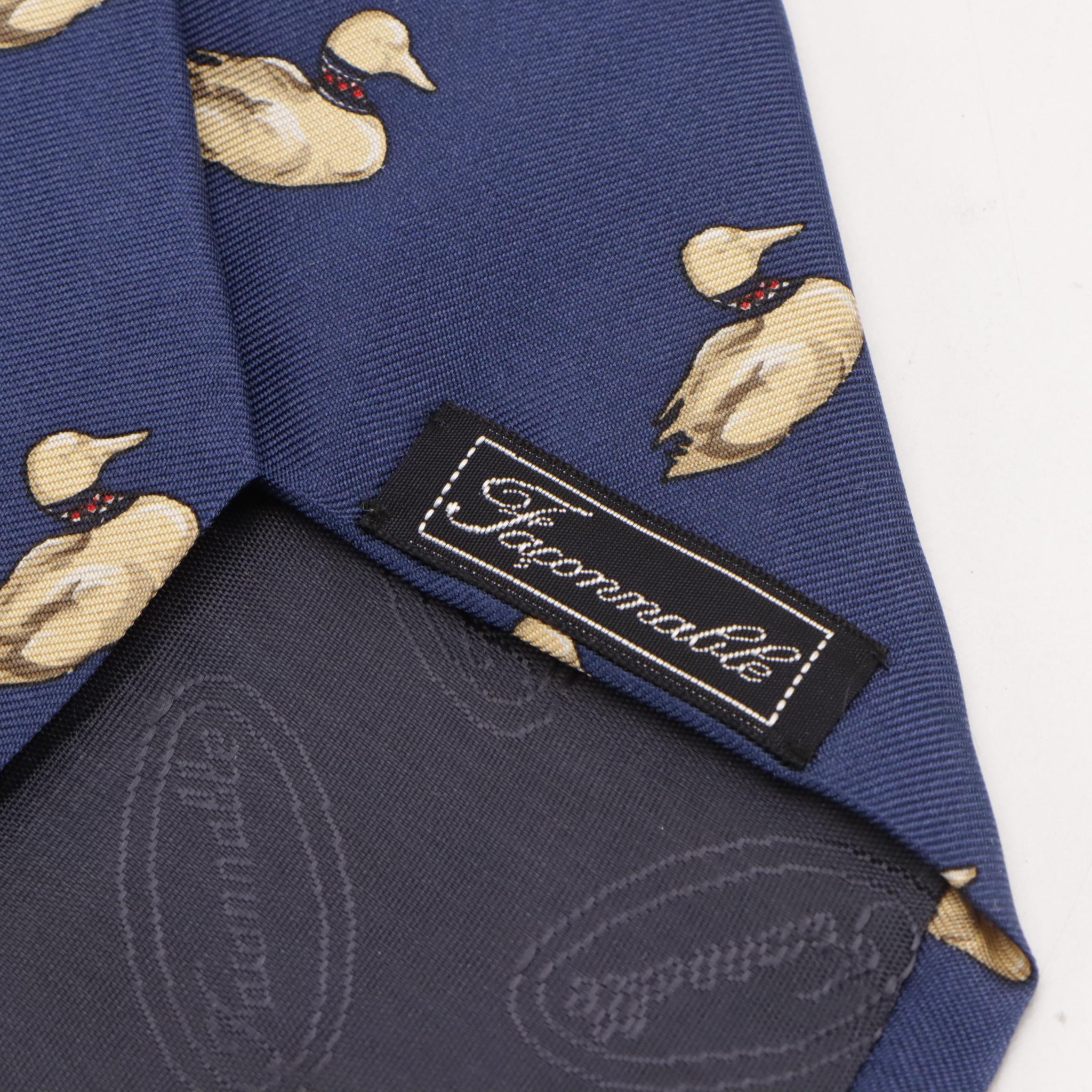 Saks Fifth Avenue, Façonnable, and More Vintage Patterned Silk Neckties