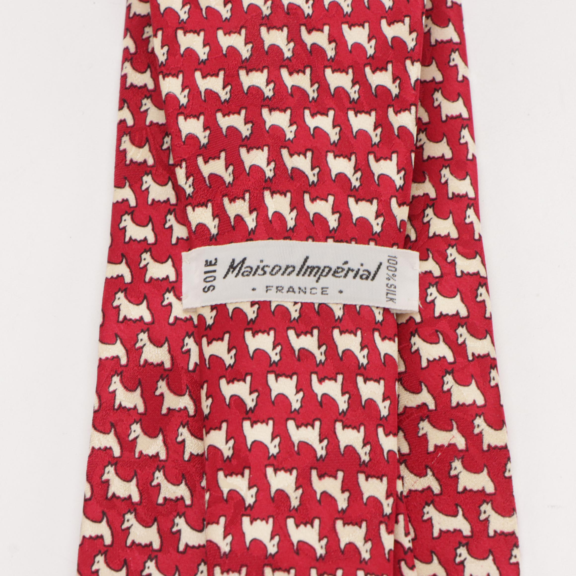 Saks Fifth Avenue, Façonnable, and More Vintage Patterned Silk Neckties