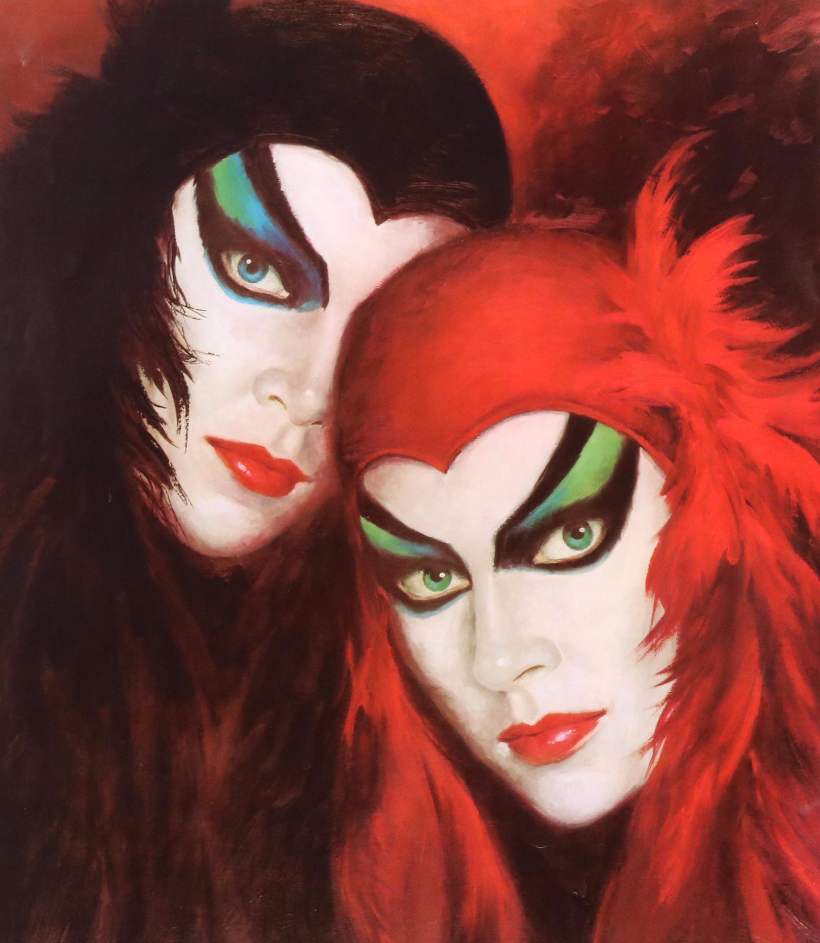 Mardi Gras Offset Lithograph Posters After L. Harris and A. Mistretta, 1980s-90