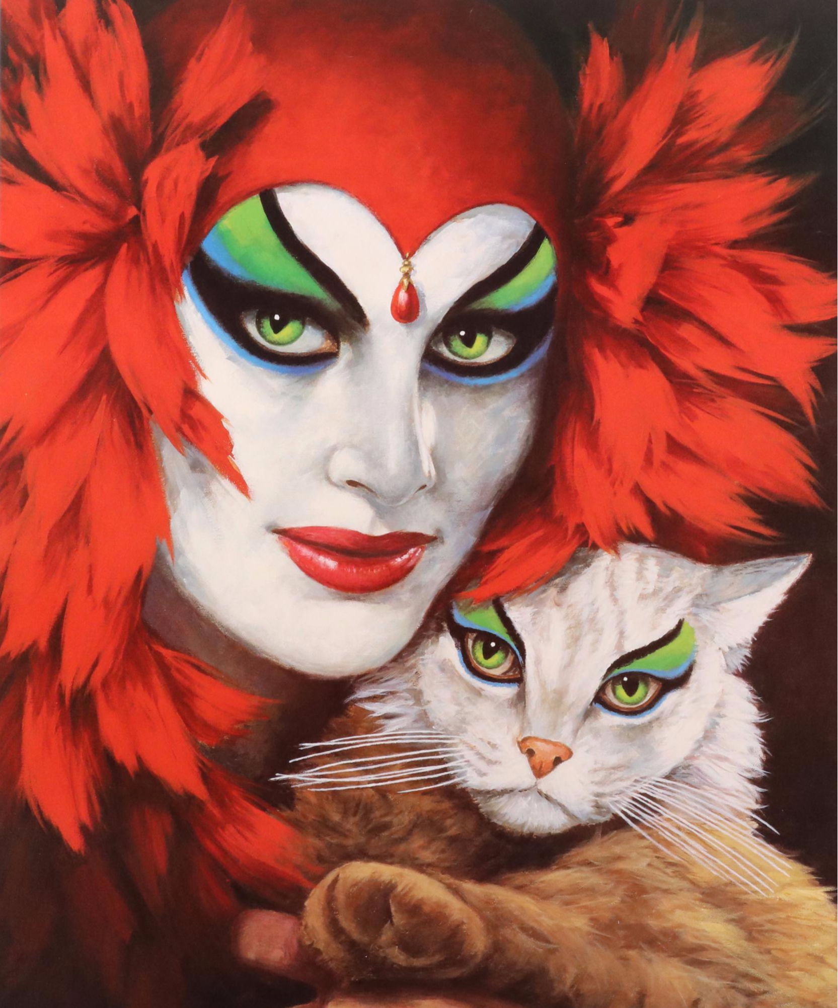 Mardi Gras Offset Lithograph Posters After L. Harris and A. Mistretta, 1980s-90