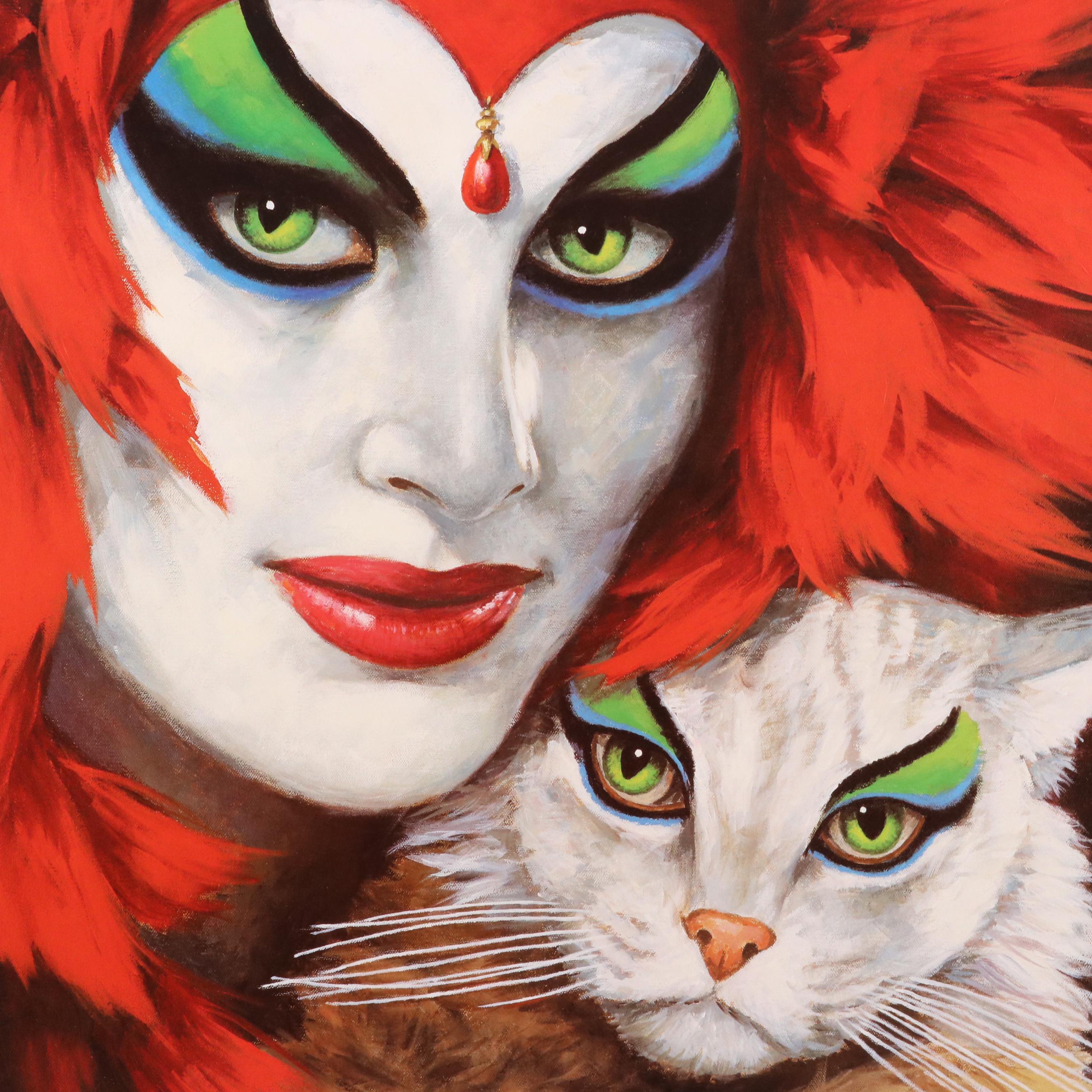 Mardi Gras Offset Lithograph Posters After L. Harris and A. Mistretta, 1980s-90