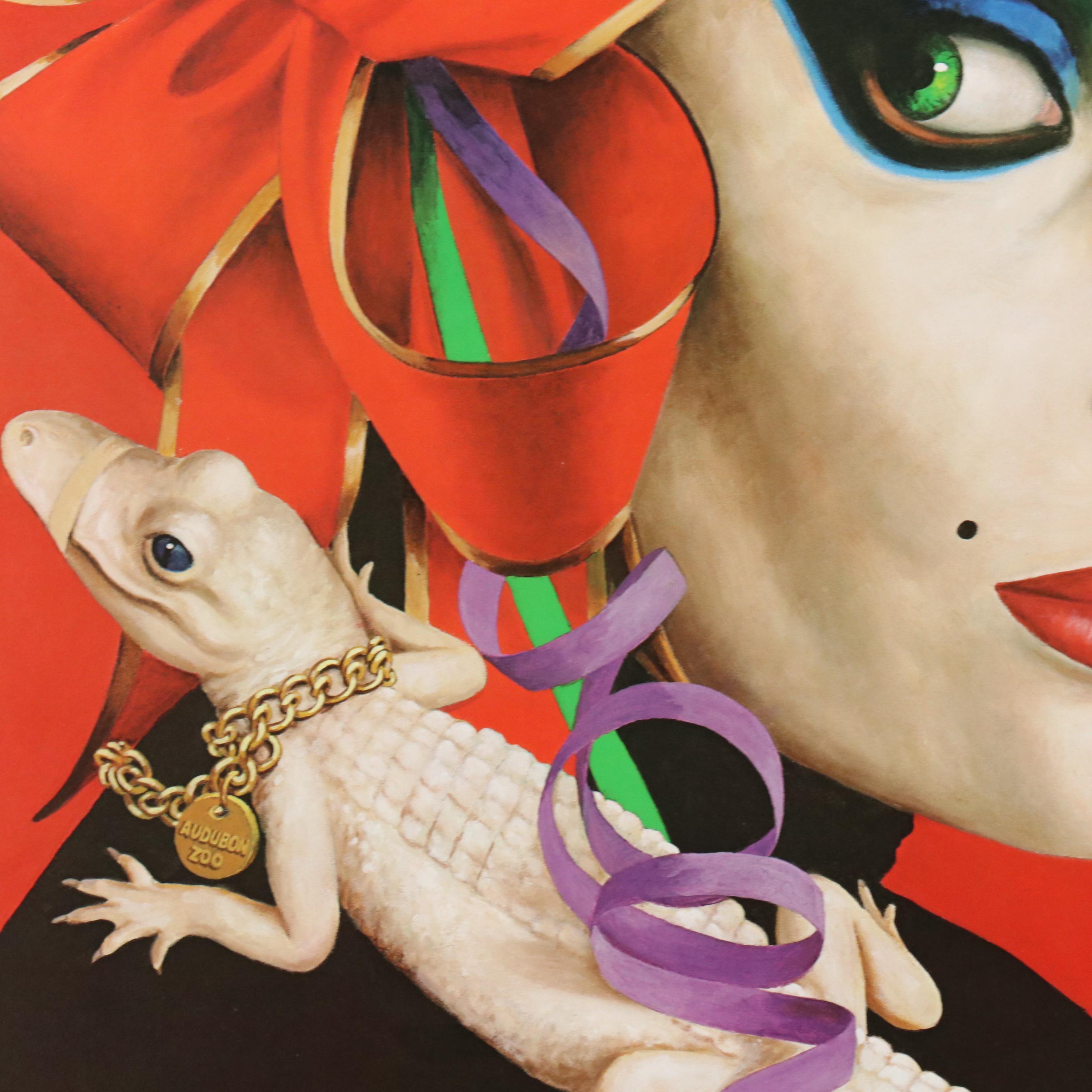 Mardi Gras Offset Lithograph Posters After L. Harris and A. Mistretta, 1980s-90