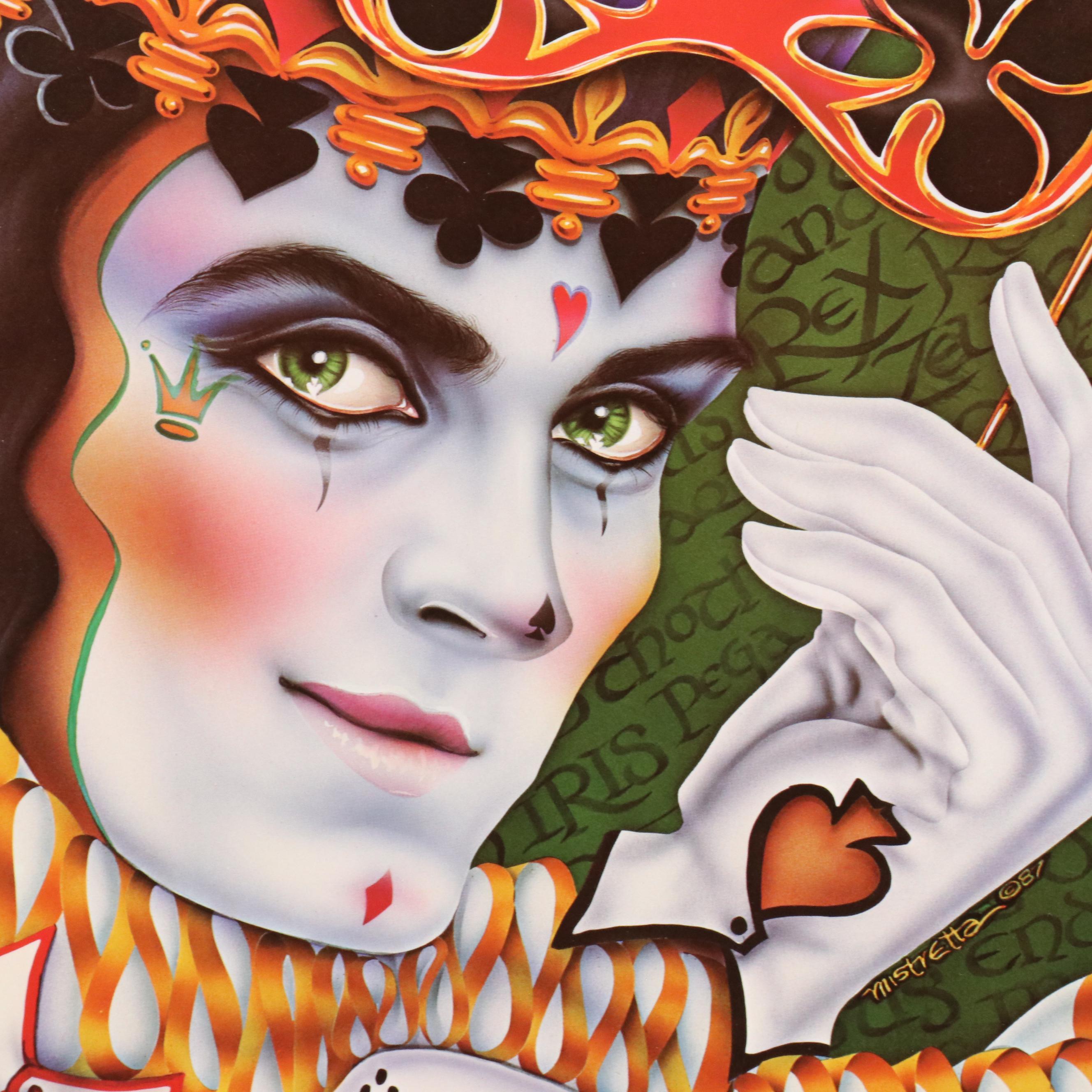 Mardi Gras Offset Lithograph Posters After L. Harris and A. Mistretta, 1980s-90