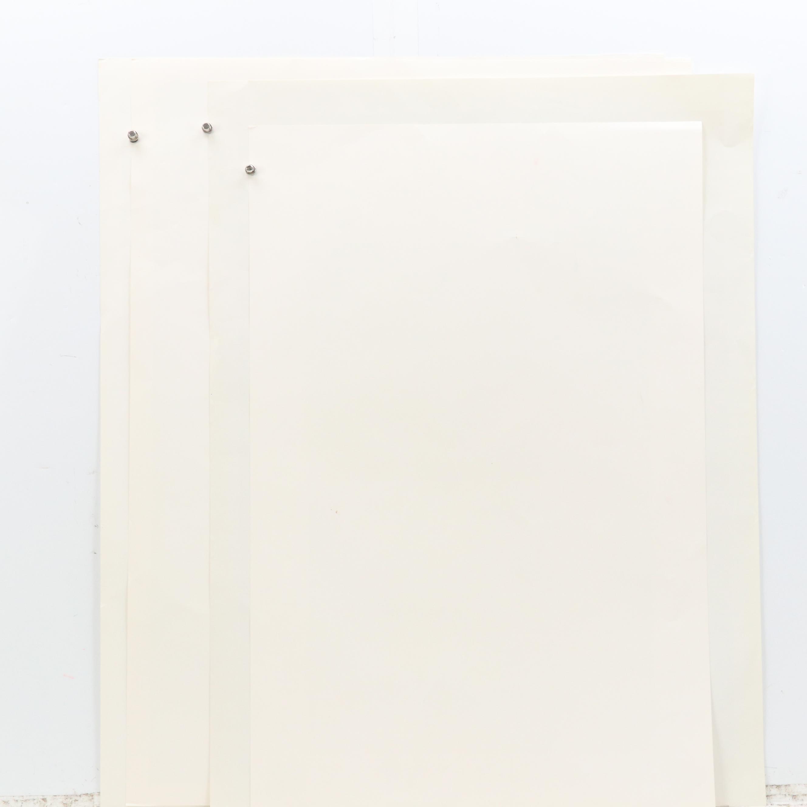 Mardi Gras Offset Lithograph Posters After L. Harris and A. Mistretta, 1980s-90