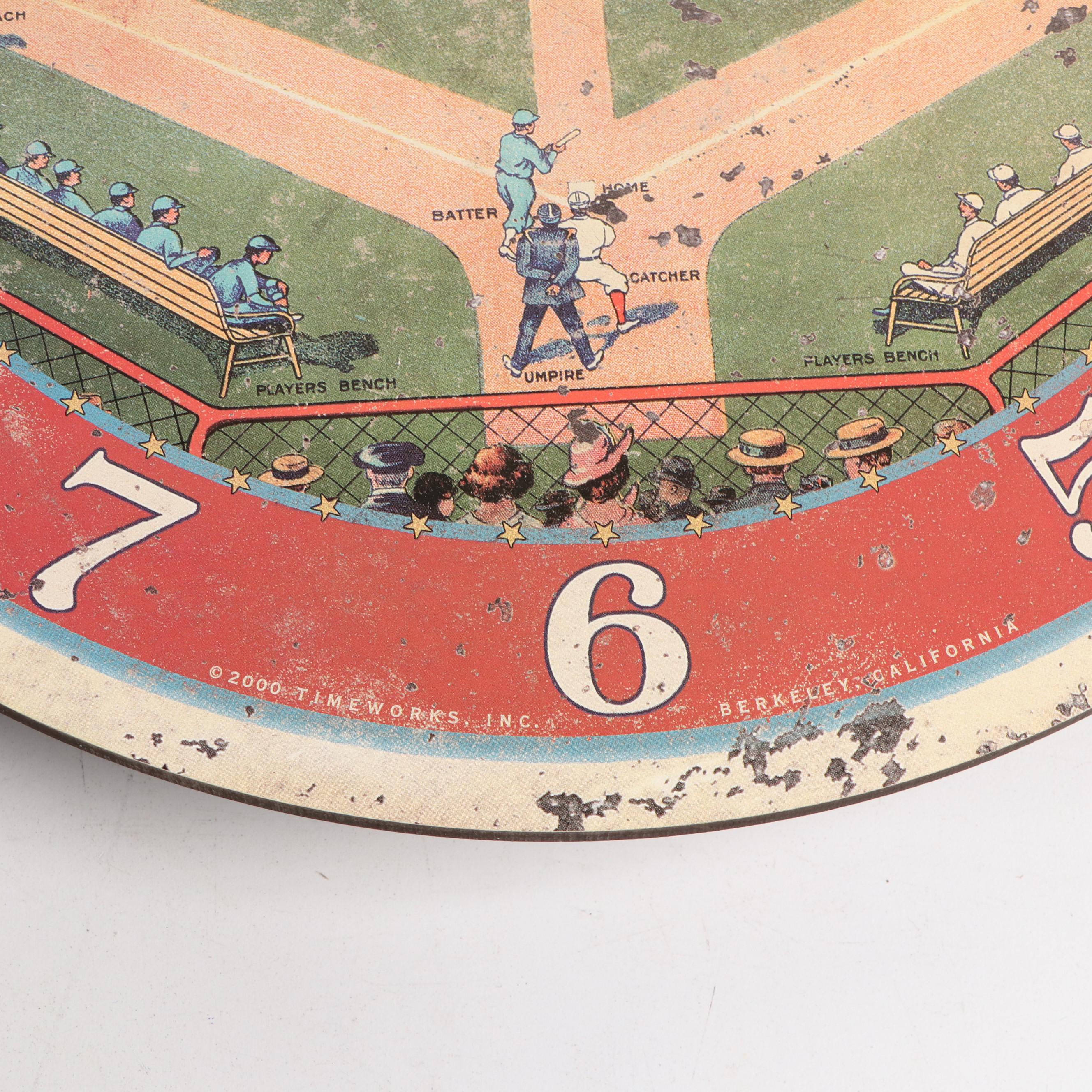 Timeworks American Football and "Field of Dreams" Pendulum Wall Clocks