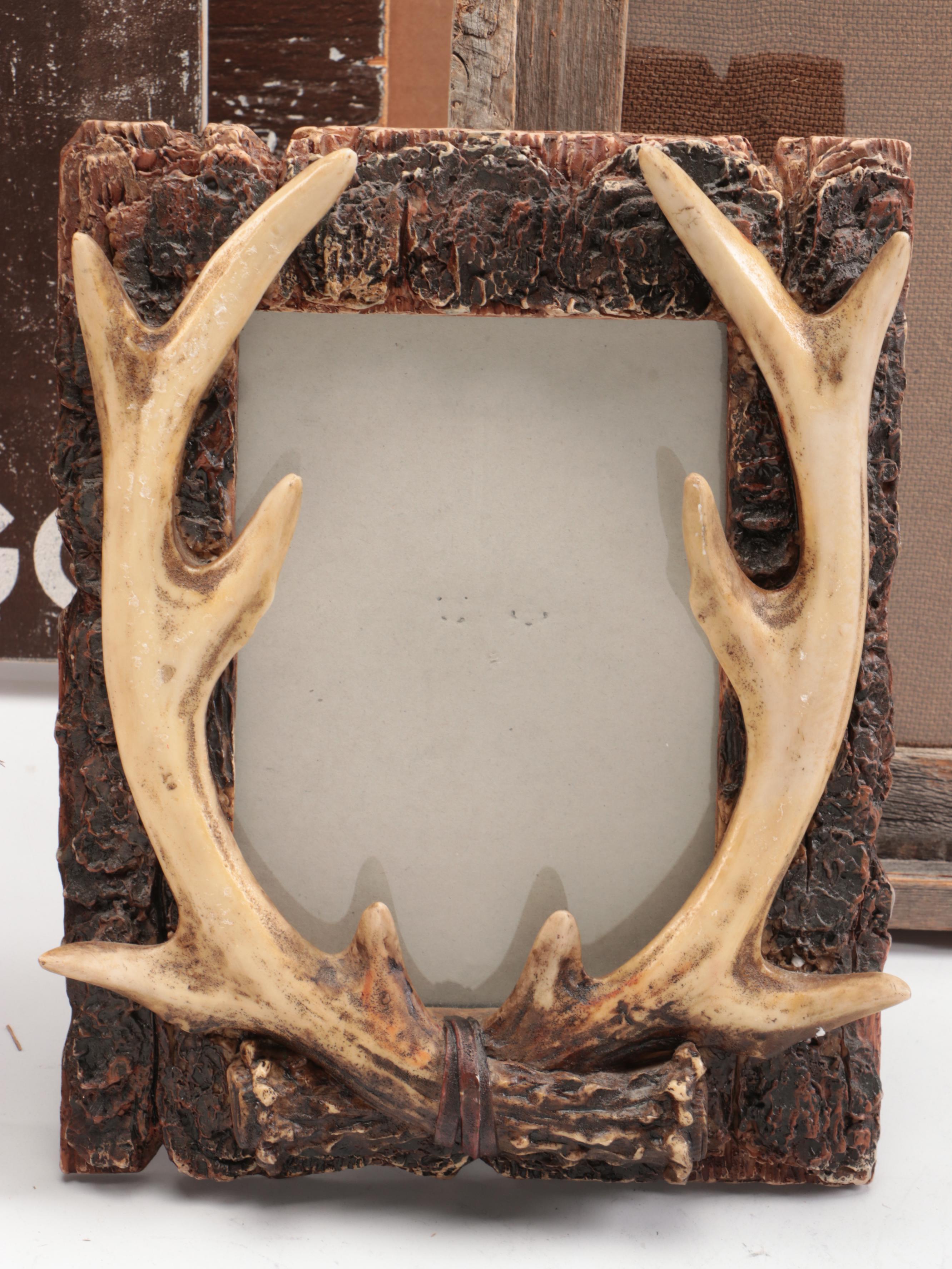 Rustic Wooden Wall and Tabletop Picture Frames