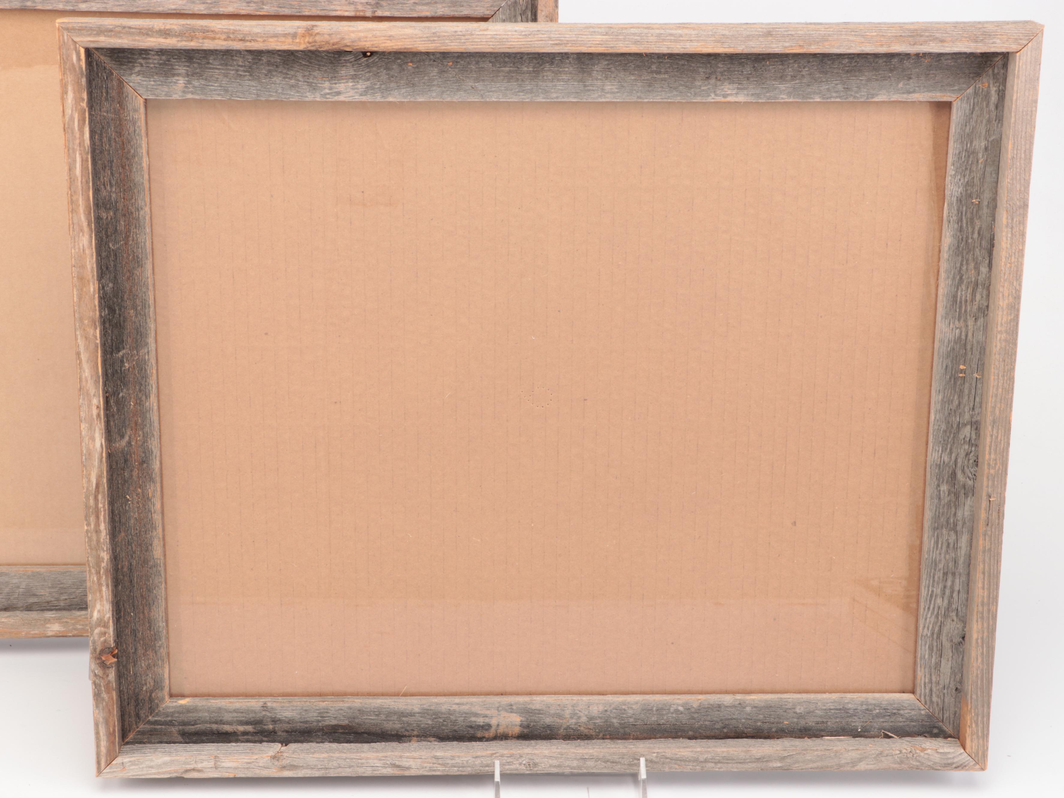 Rustic Wooden Wall and Tabletop Picture Frames