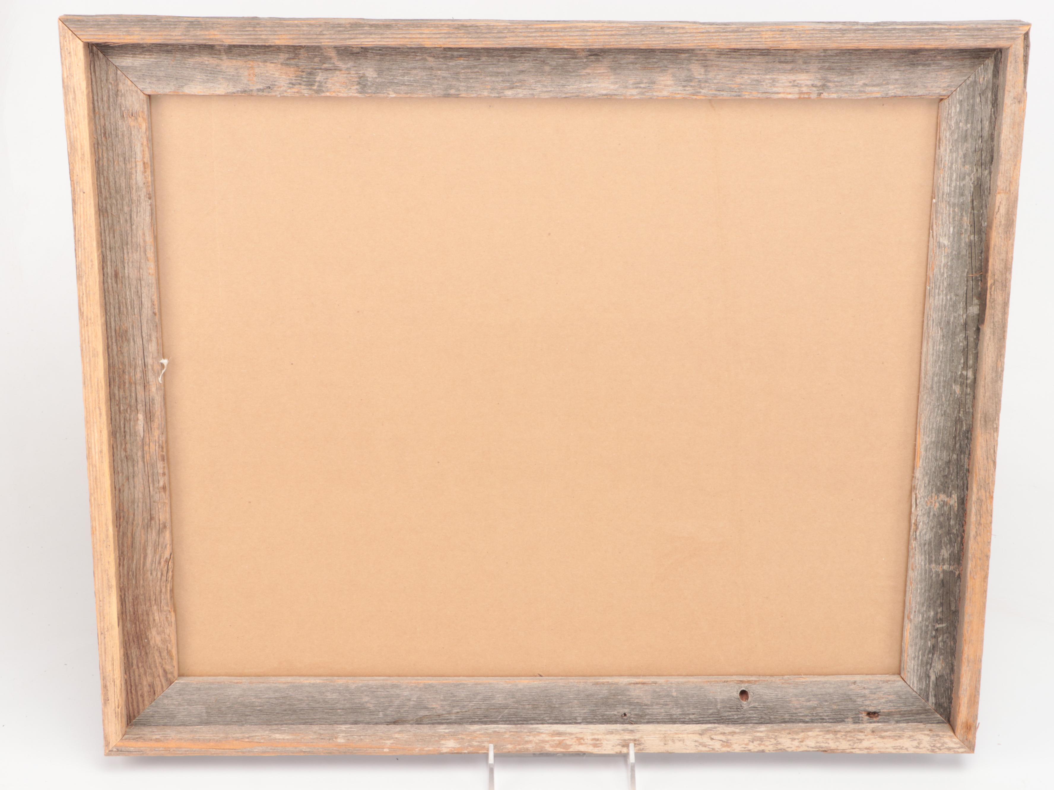 Rustic Wooden Wall and Tabletop Picture Frames