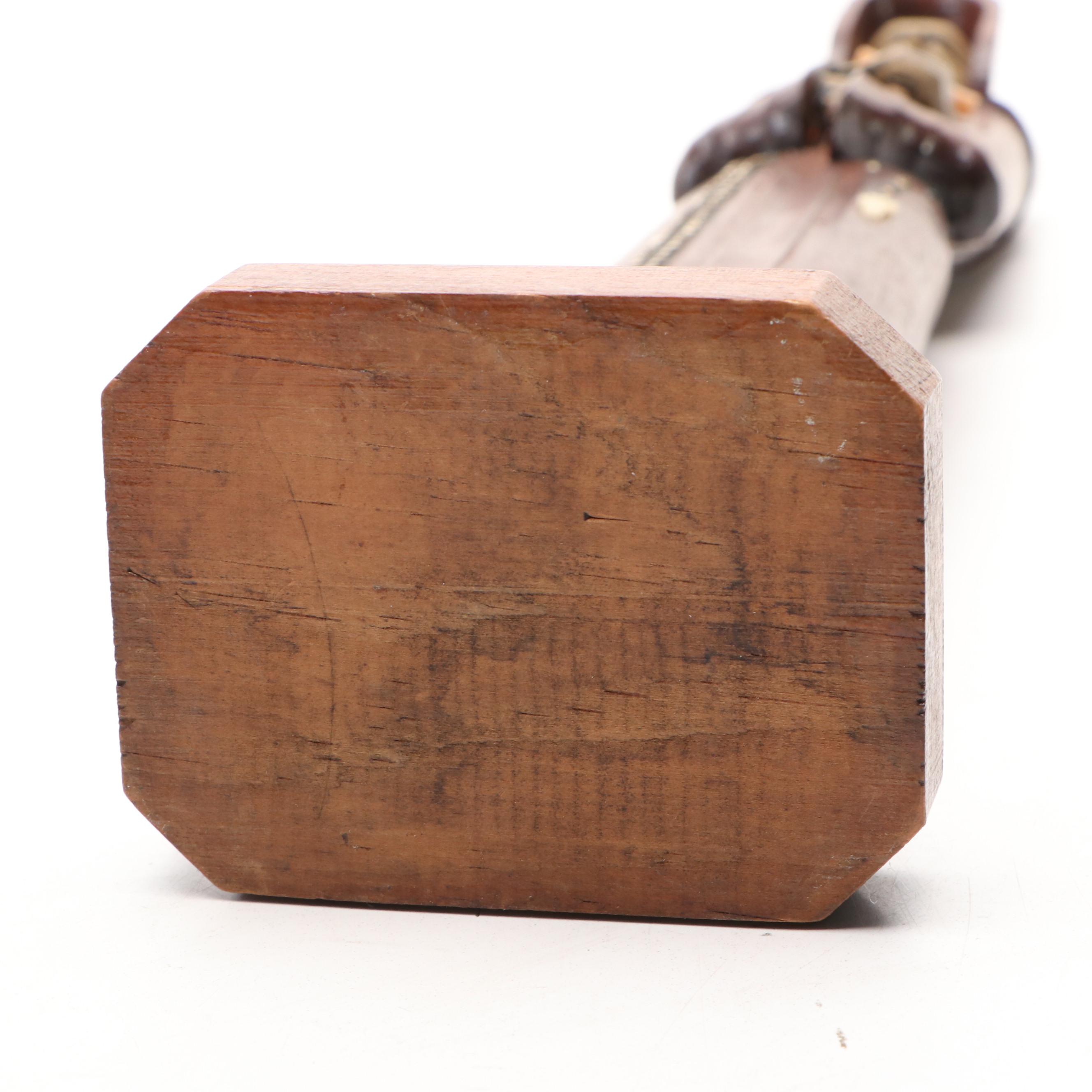 Florentine Madonna and Child Icon with Spanish Style Santos Monk