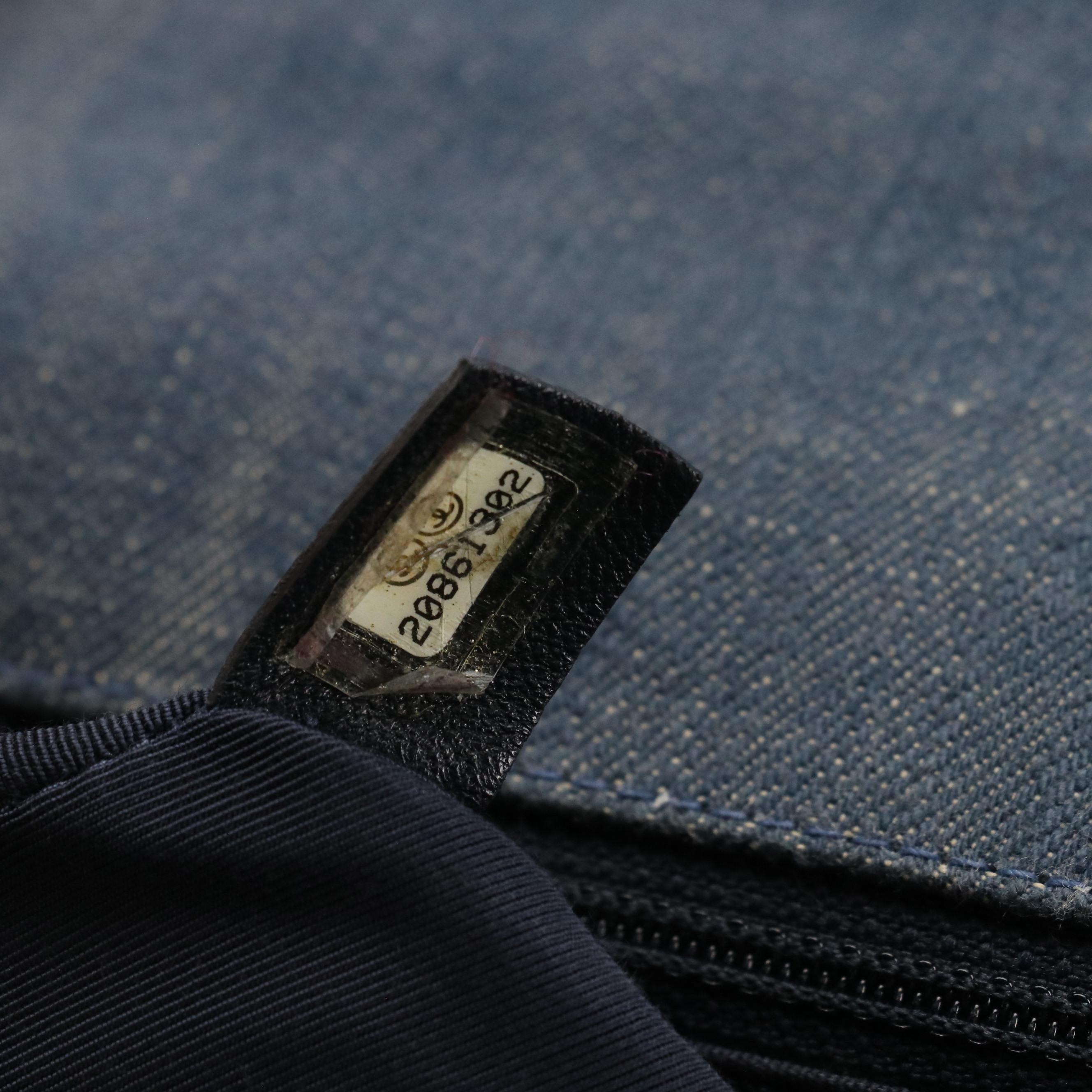 Chanel Boy New Medium Bag in Chevron Stitched Denim