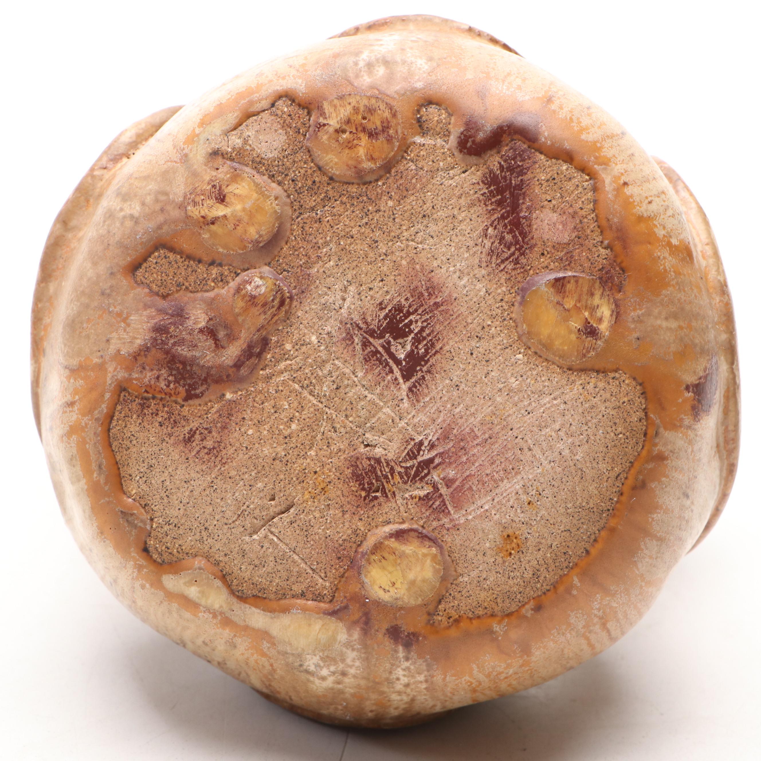 Melanie Ross Southwest Art Pottery Wedding Vase with Earthenware Bud Vase