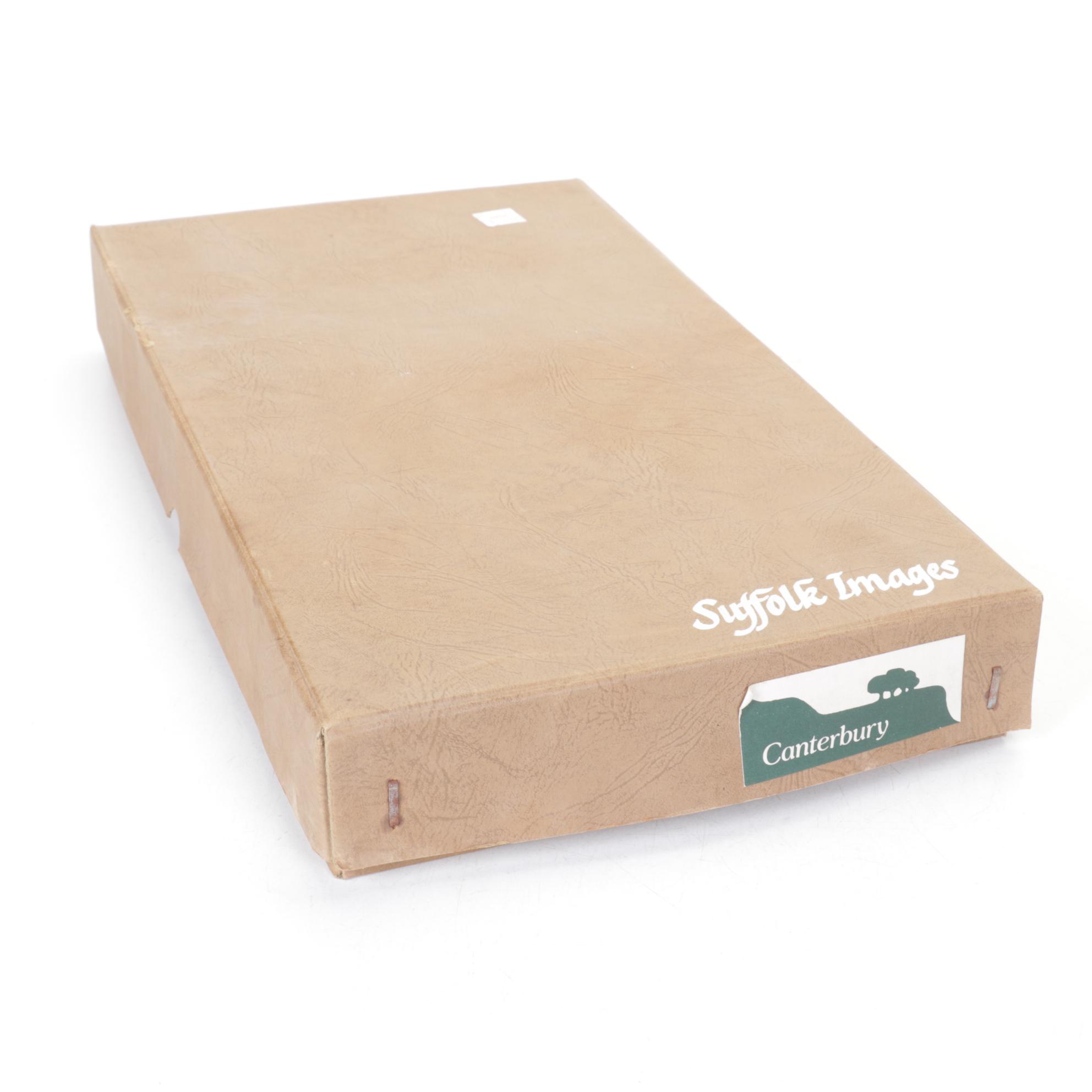 Bernard Pearson Suffolk Images "Canterbury" Cast Resin Wall Decoration, 1984