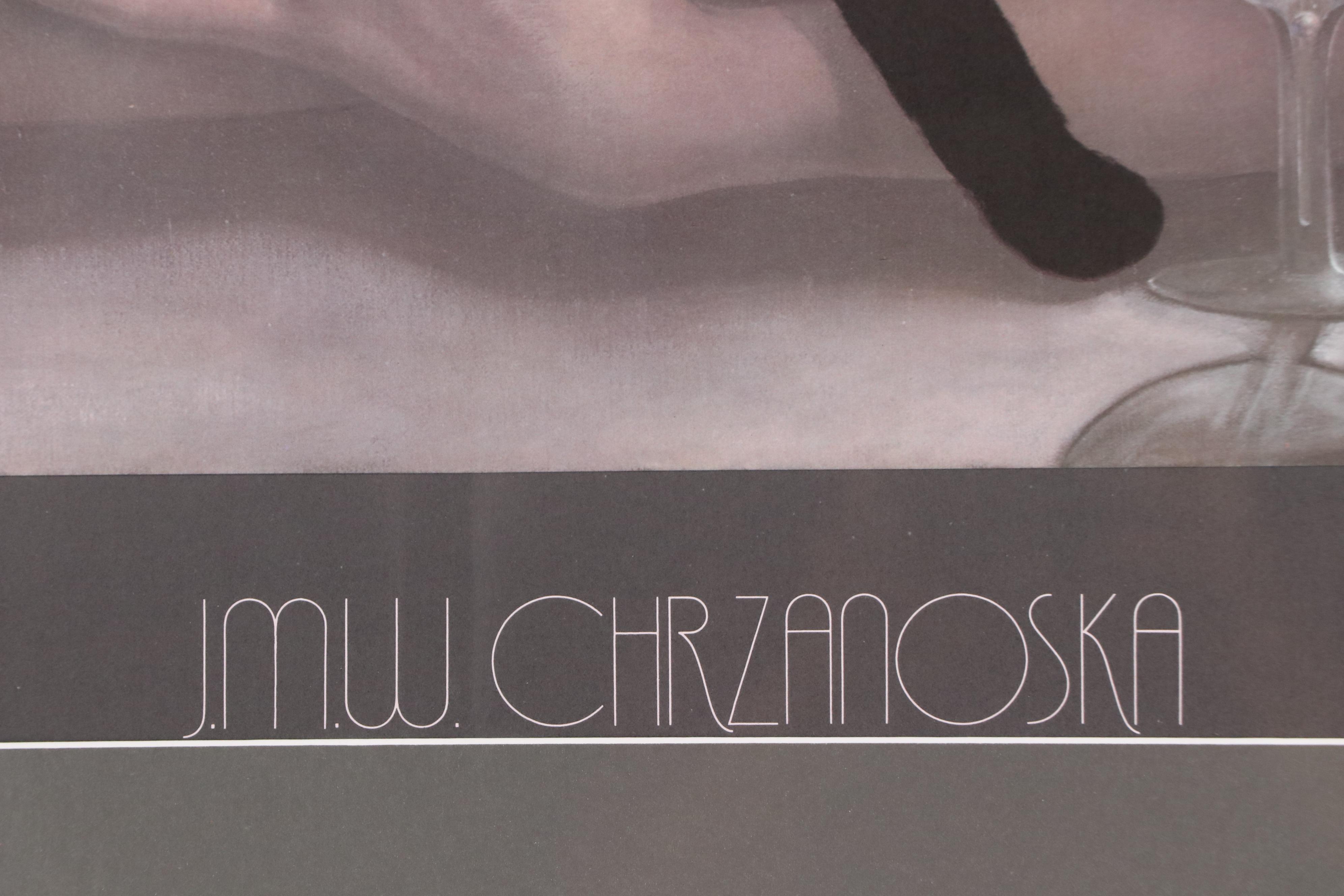 After Jane M. Whiting Chrzanoska Offset Lithograph "Solitaire"