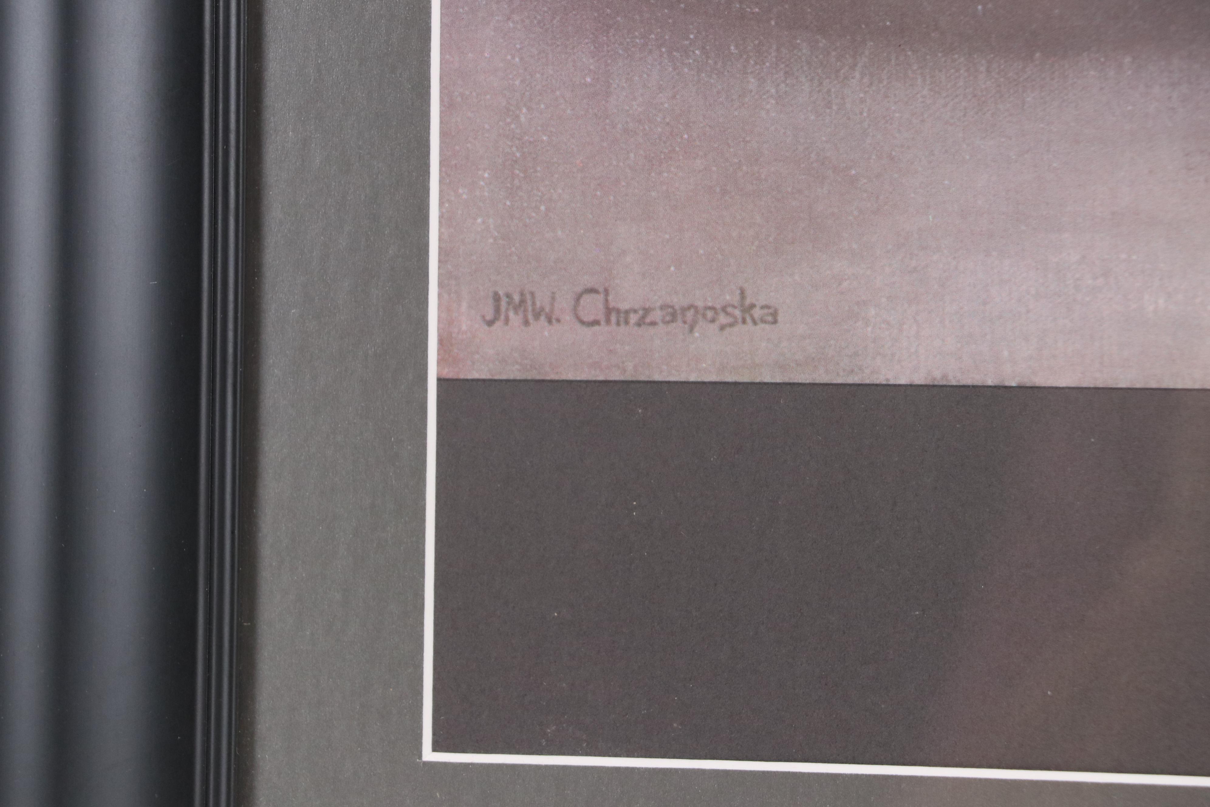 After Jane M. Whiting Chrzanoska Offset Lithograph "Solitaire"