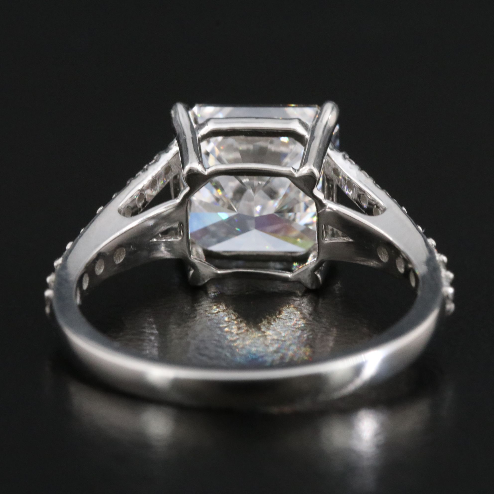 Platinum 4.25 CTW Lab Grown Diamond Ring with IGI Report