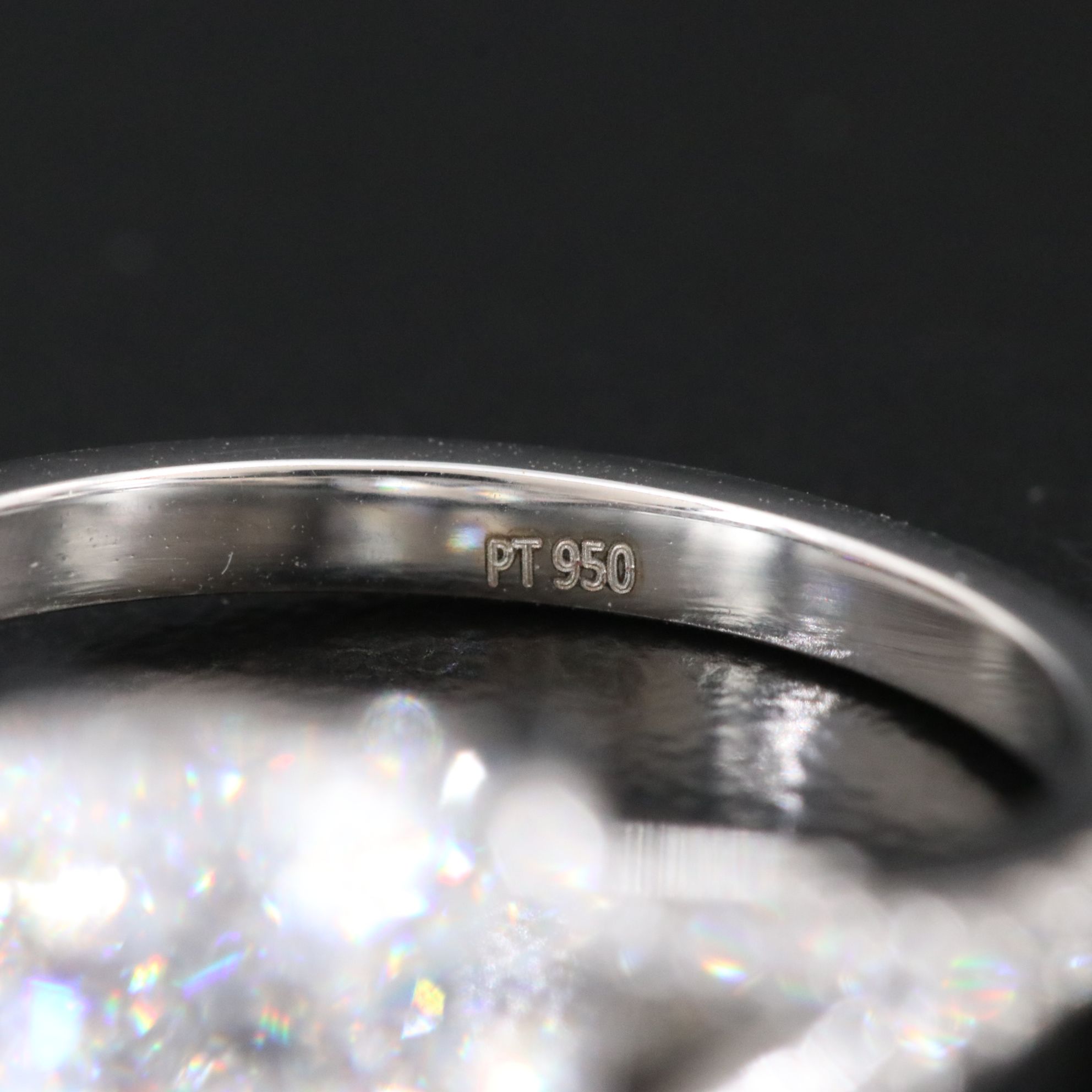 Platinum 4.25 CTW Lab Grown Diamond Ring with IGI Report