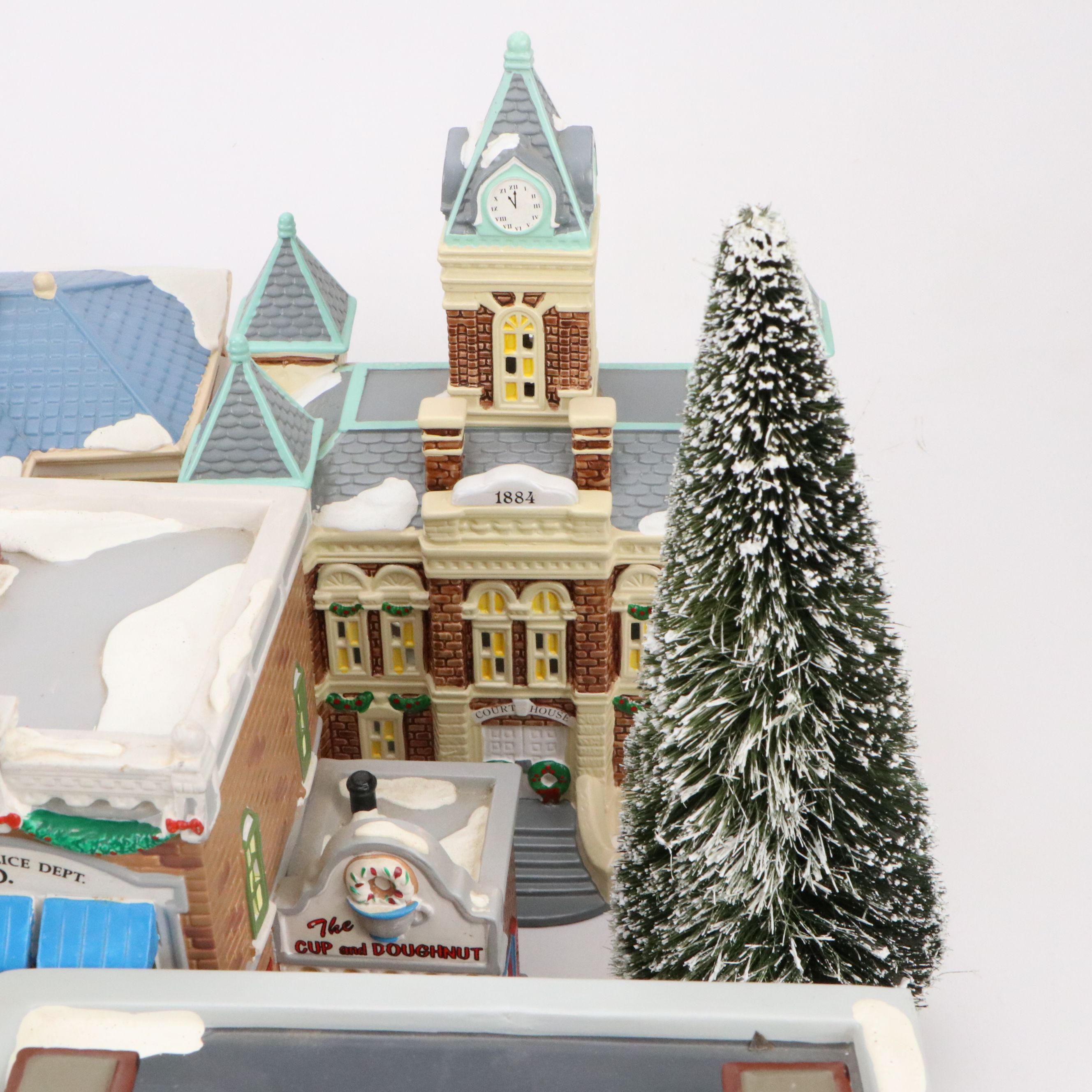 Department 56 "Village Public Library" and More Snow Village Decor