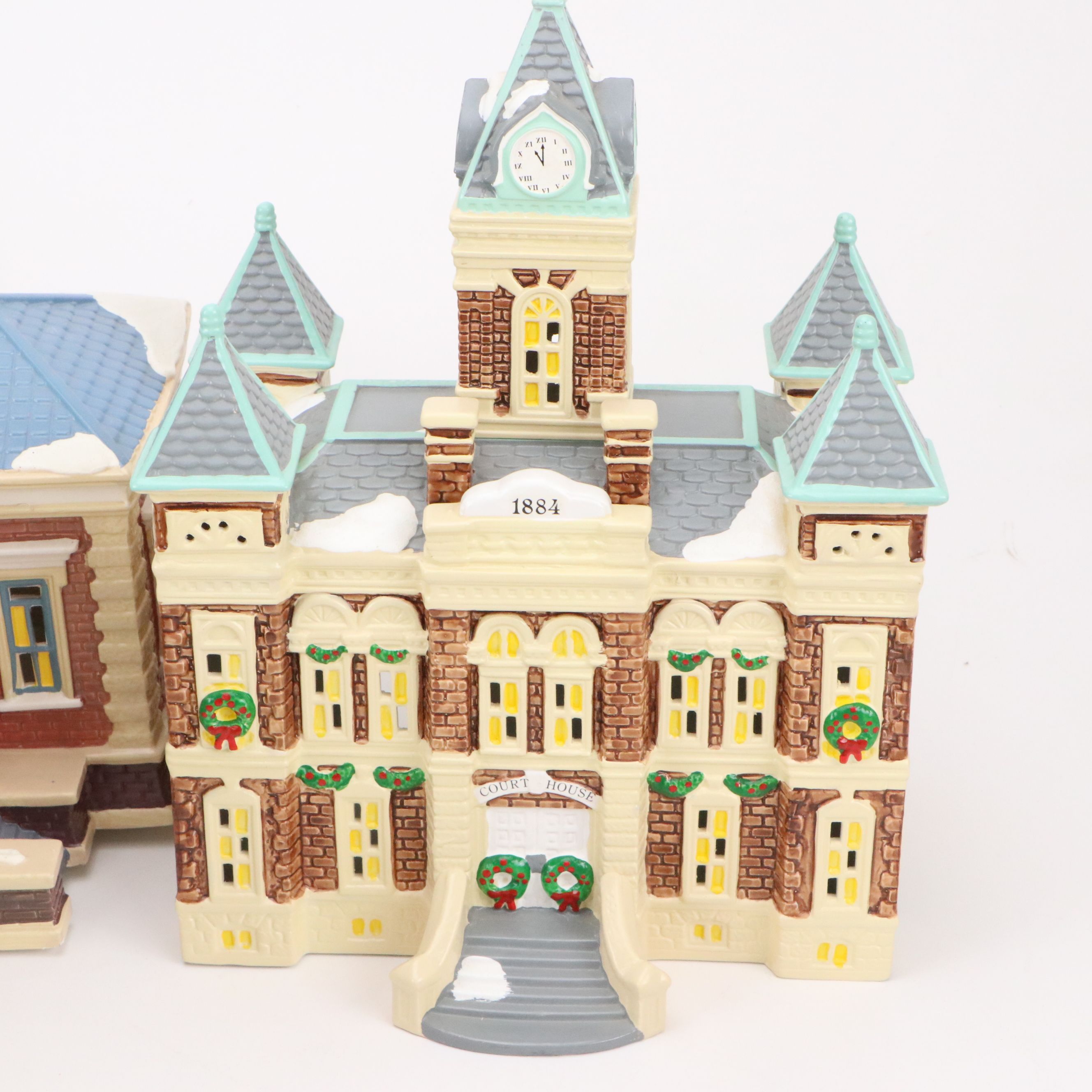 Department 56 "Village Public Library" and More Snow Village Decor