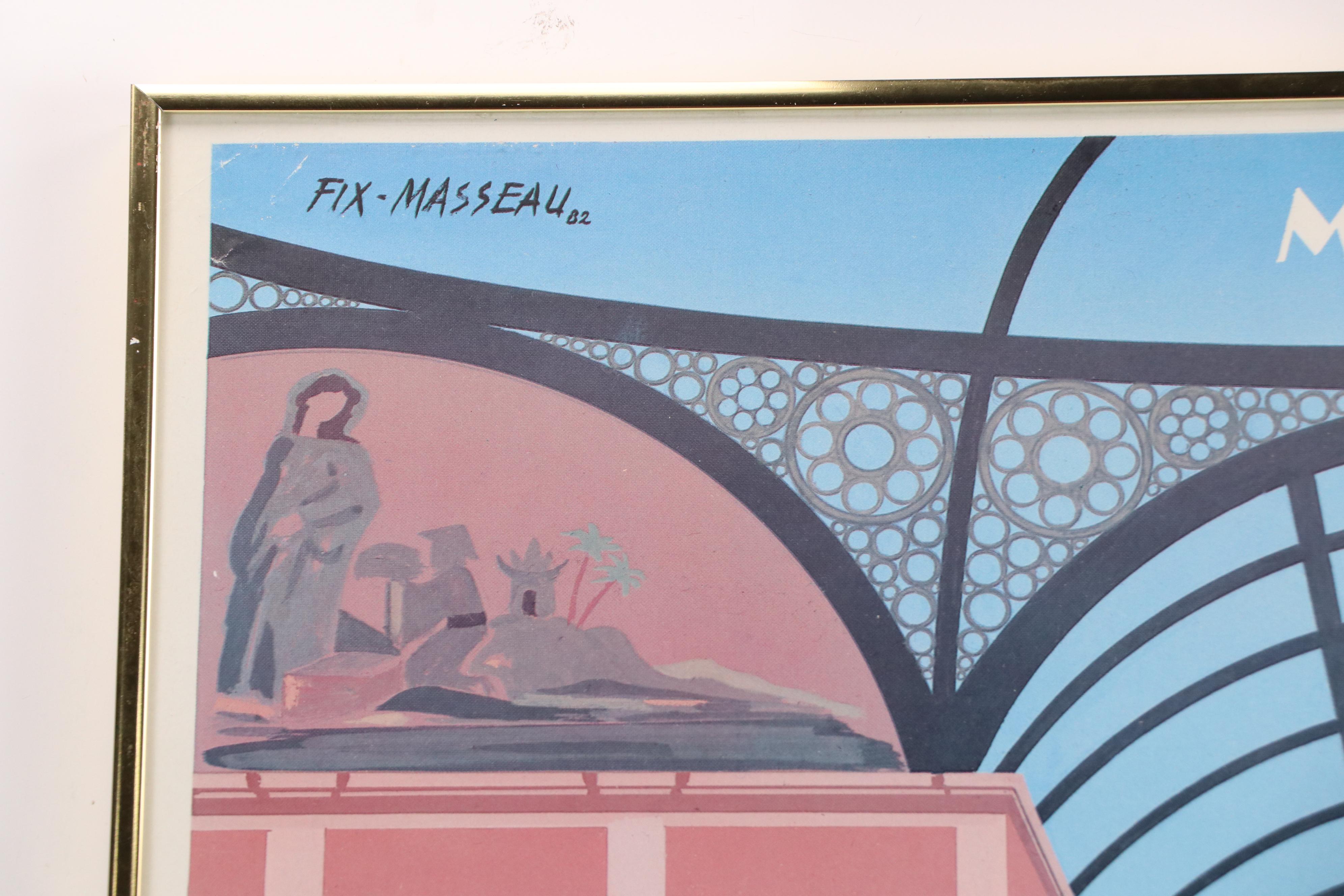 Milano Italy Railway Travel Poster "Venice Simplon Orient-Express," 1982