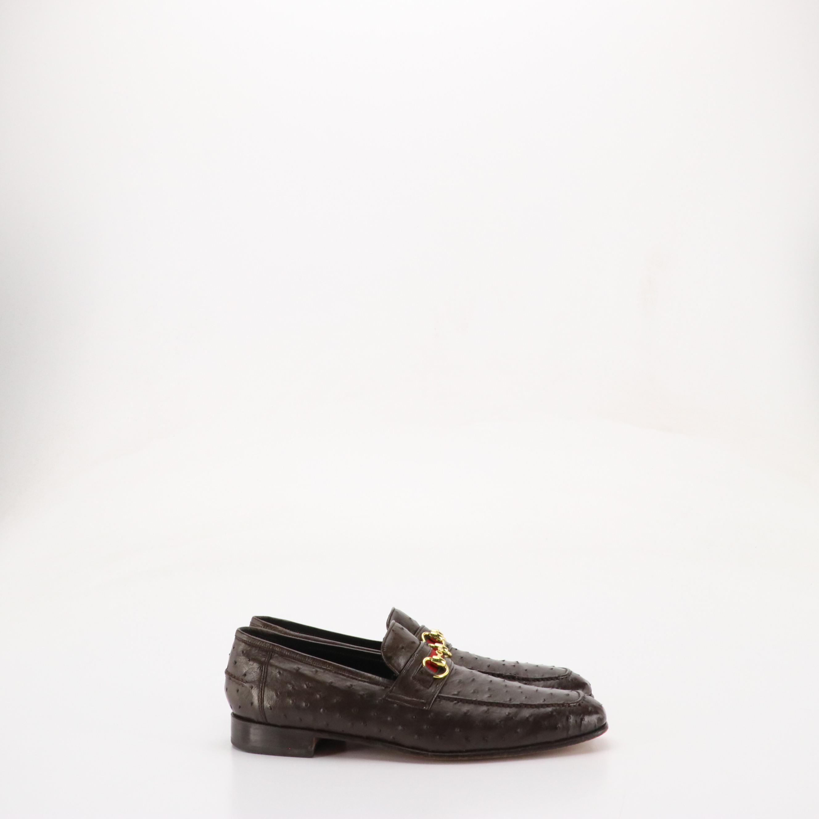 Men's Cole Haan, Allen Edmunds and Other Leather Loafers with Gold Toe Socks